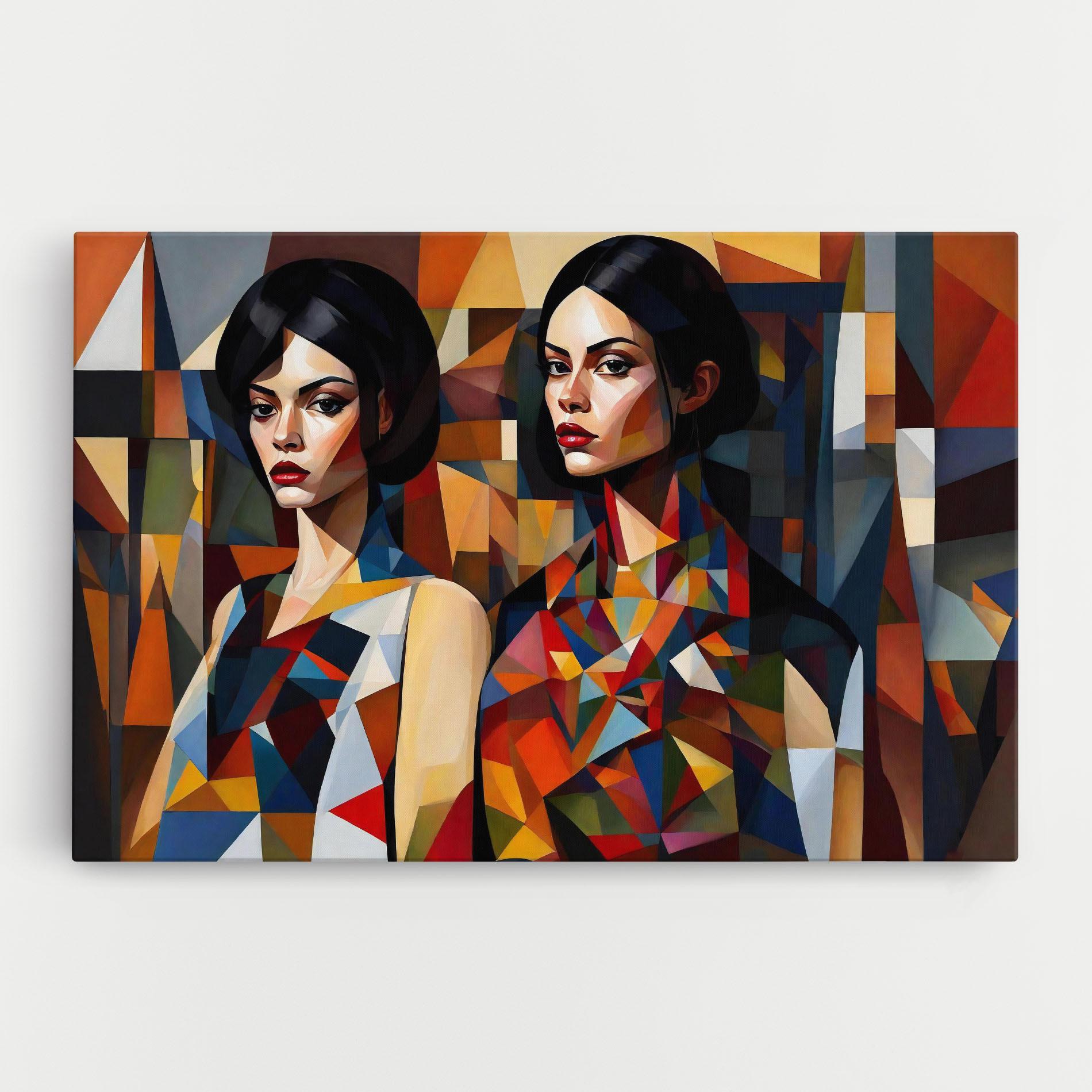 Leinwandbild Young Abstract Women mockup 0