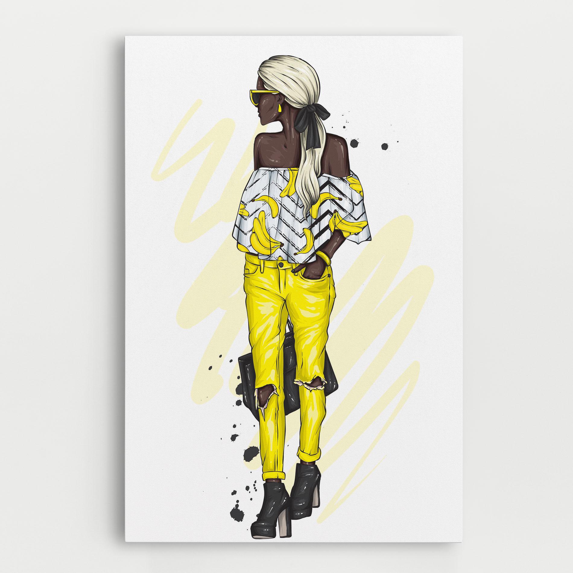 Leinwandbild Banana Blouse mockup 0