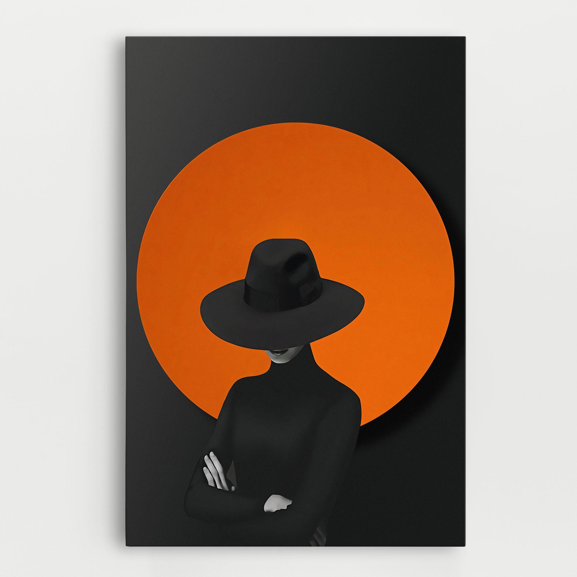 Leinwandbild Black Fashion mockup 0