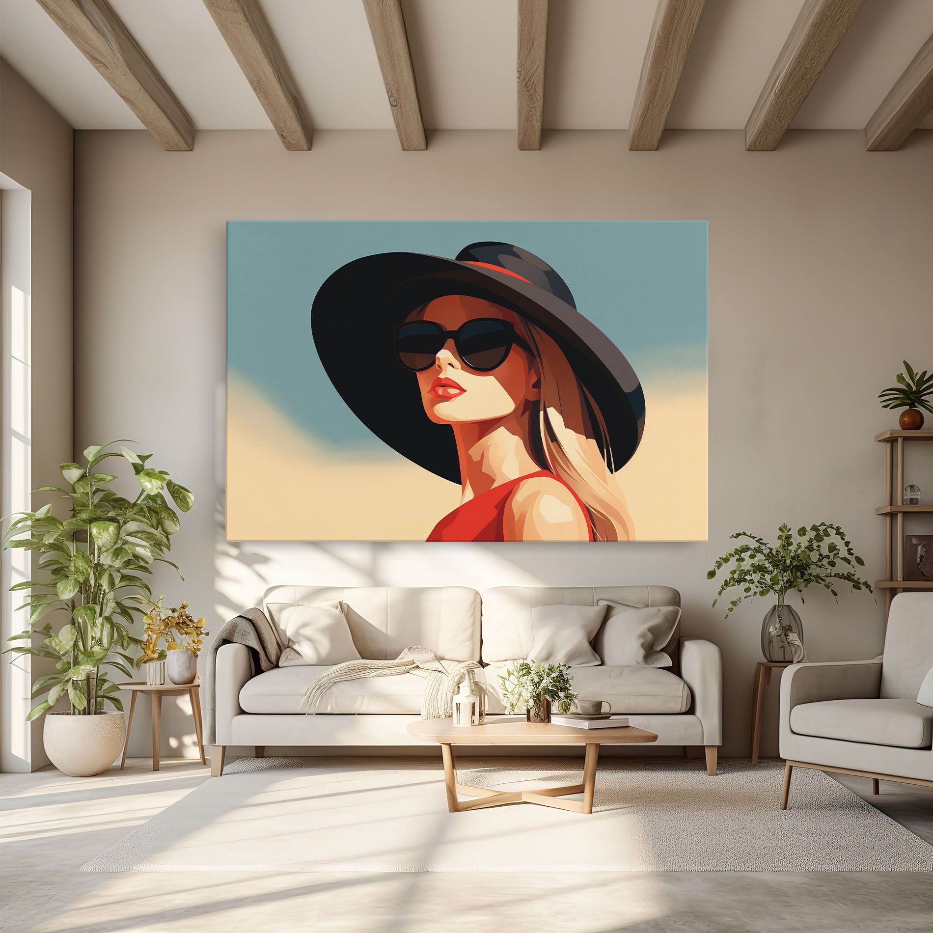 Caucasian Glamor Model mockup 6