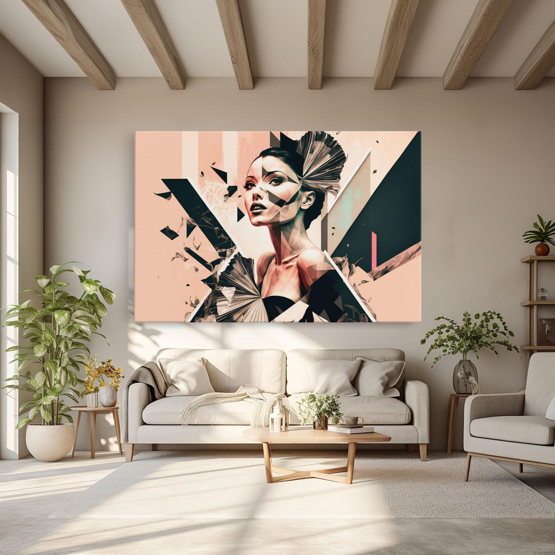 Leinwandbild Fashionista Design mockup 6