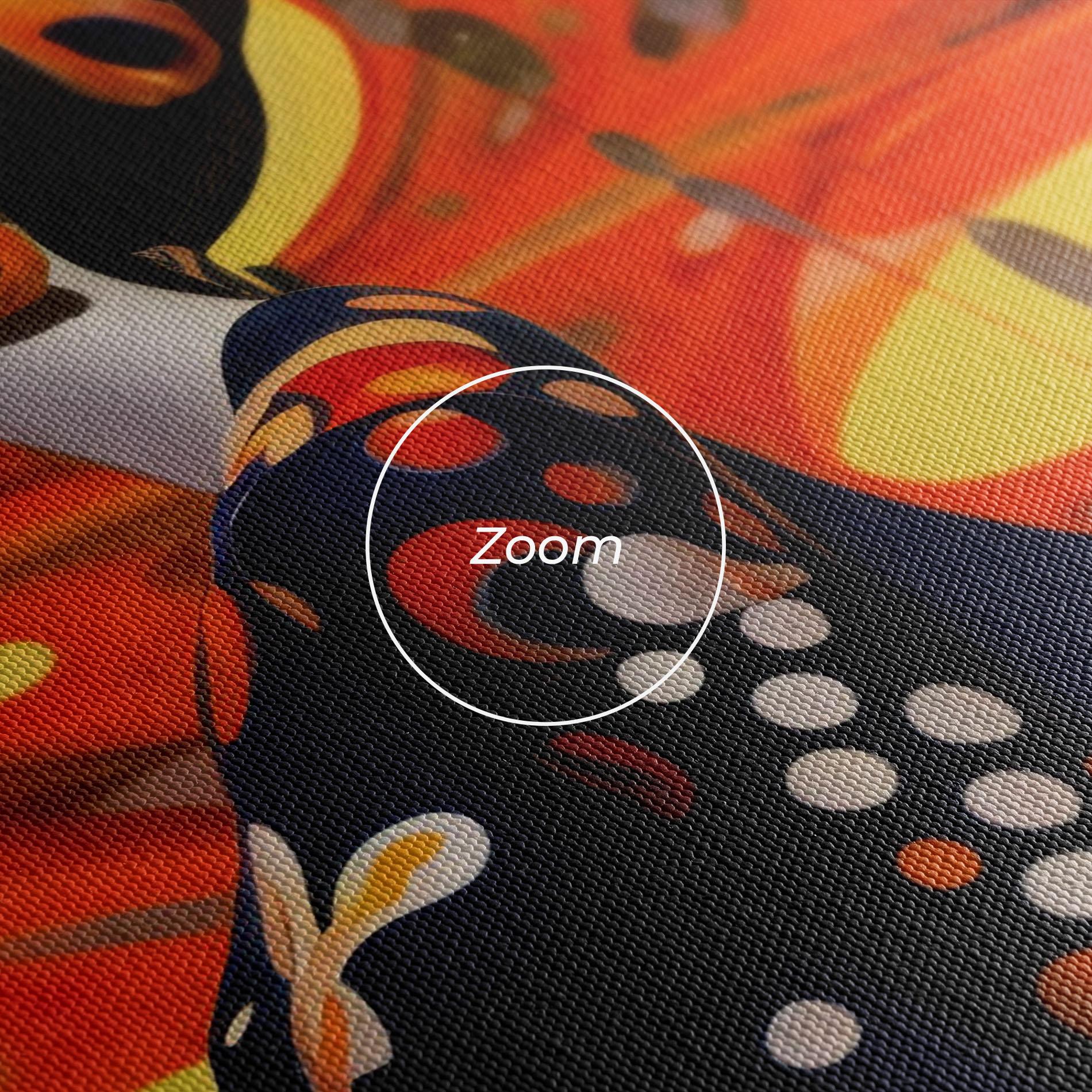 Leinwandbild Big Orange Accesories mockup 3