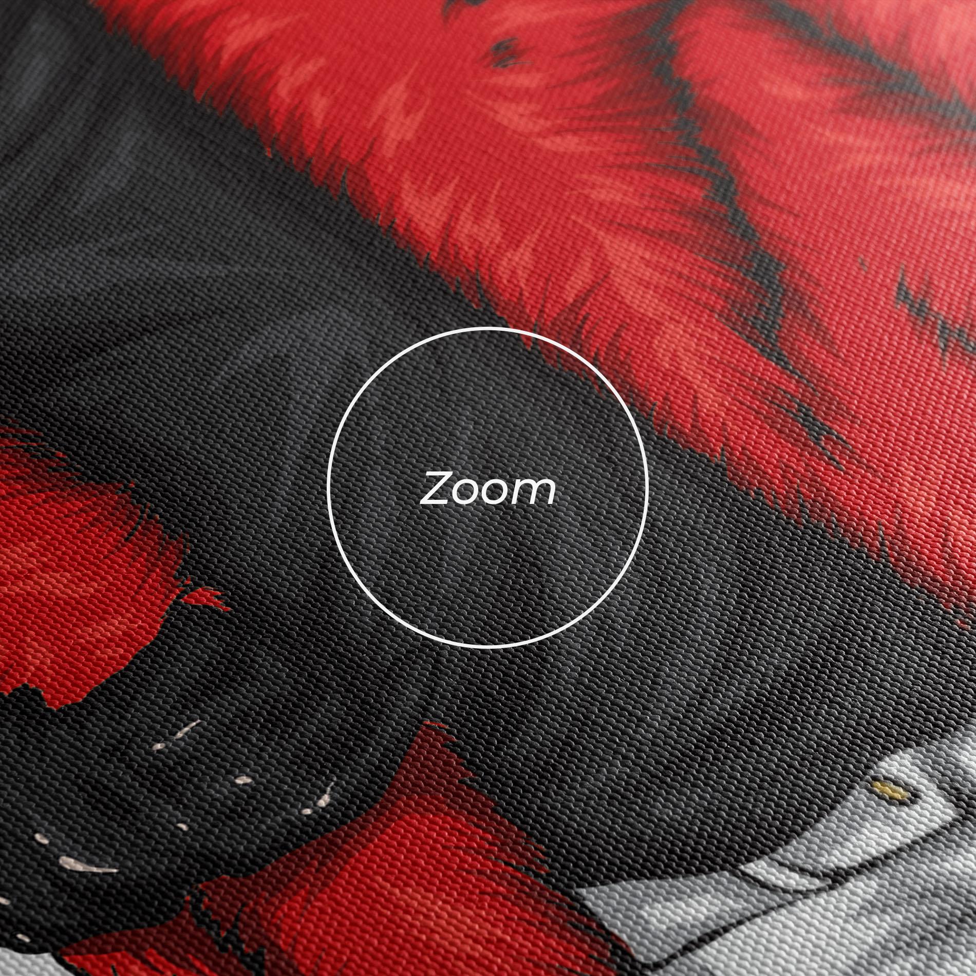 Leinwandbild Black Blouse Woman mockup 3