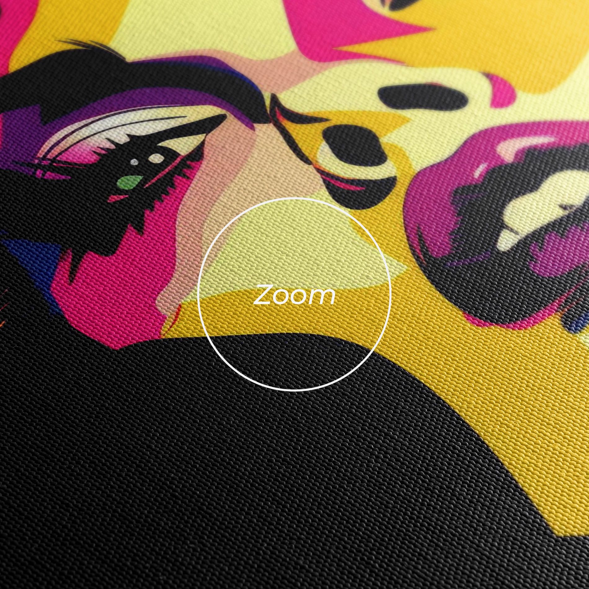 Pop Art Portrait Woman mockup 3