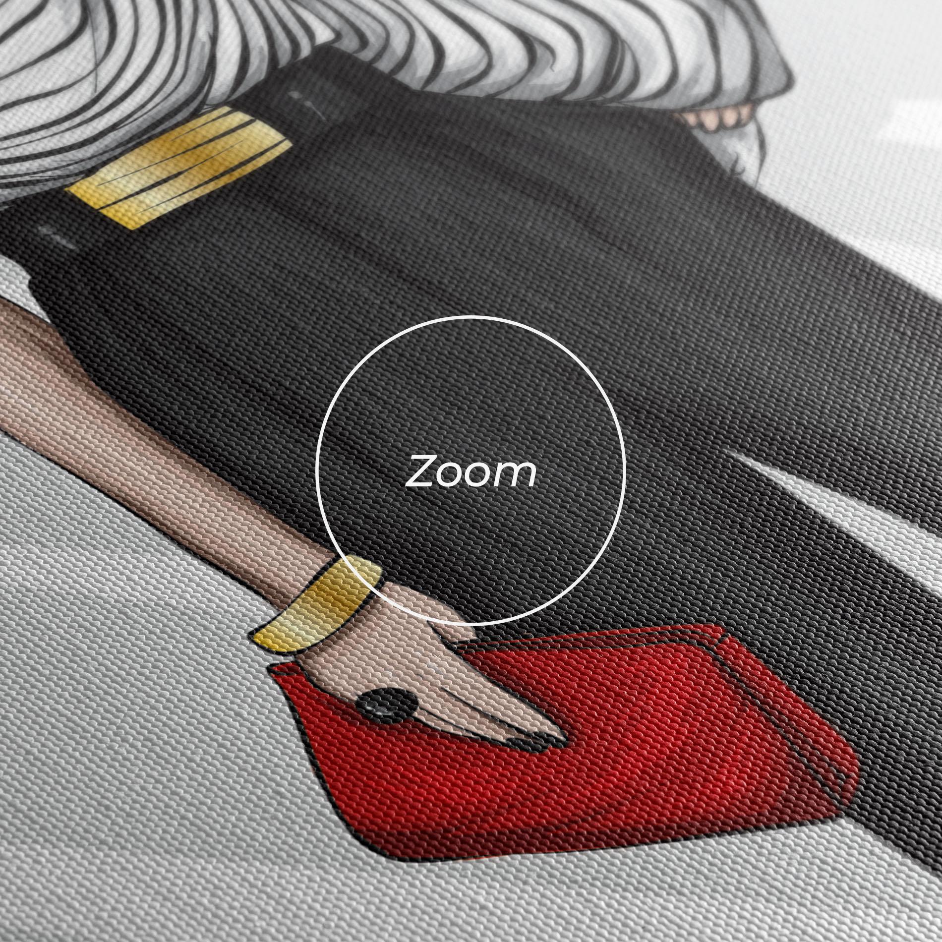 Leinwandbild Tall Black Pants mockup 3