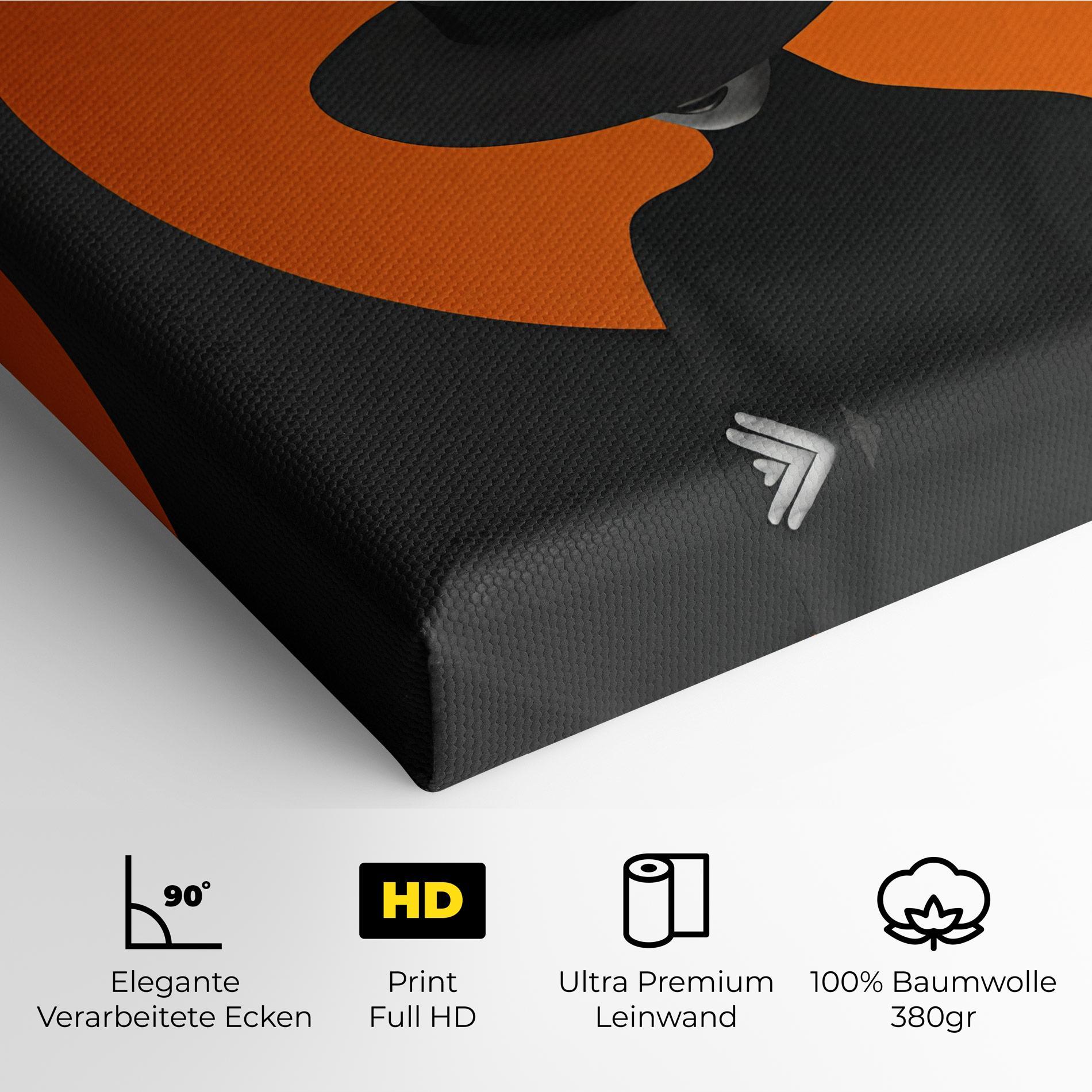 Leinwandbild Black Fashion mockup 4