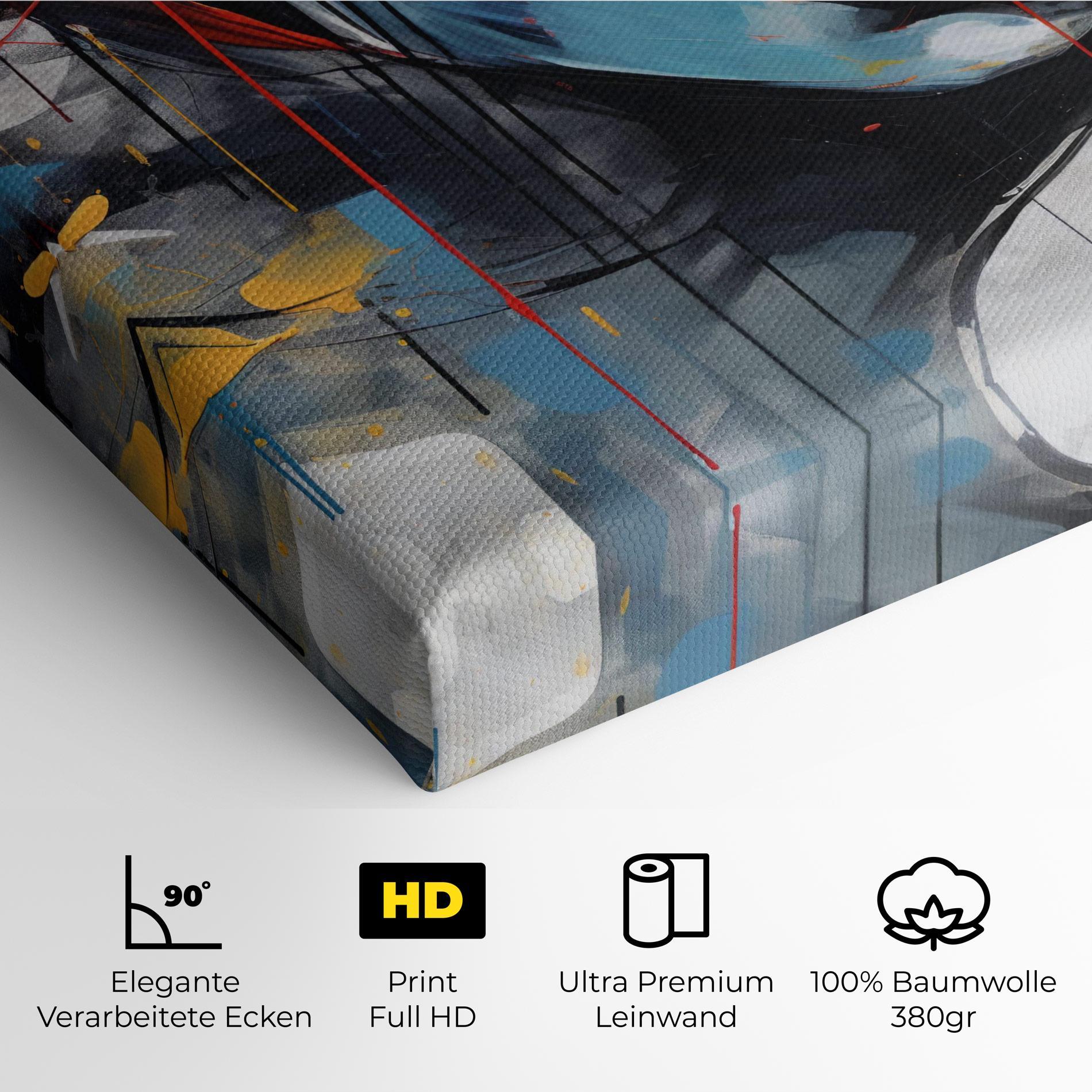 Leinwandbild Edgy Woman mockup 4