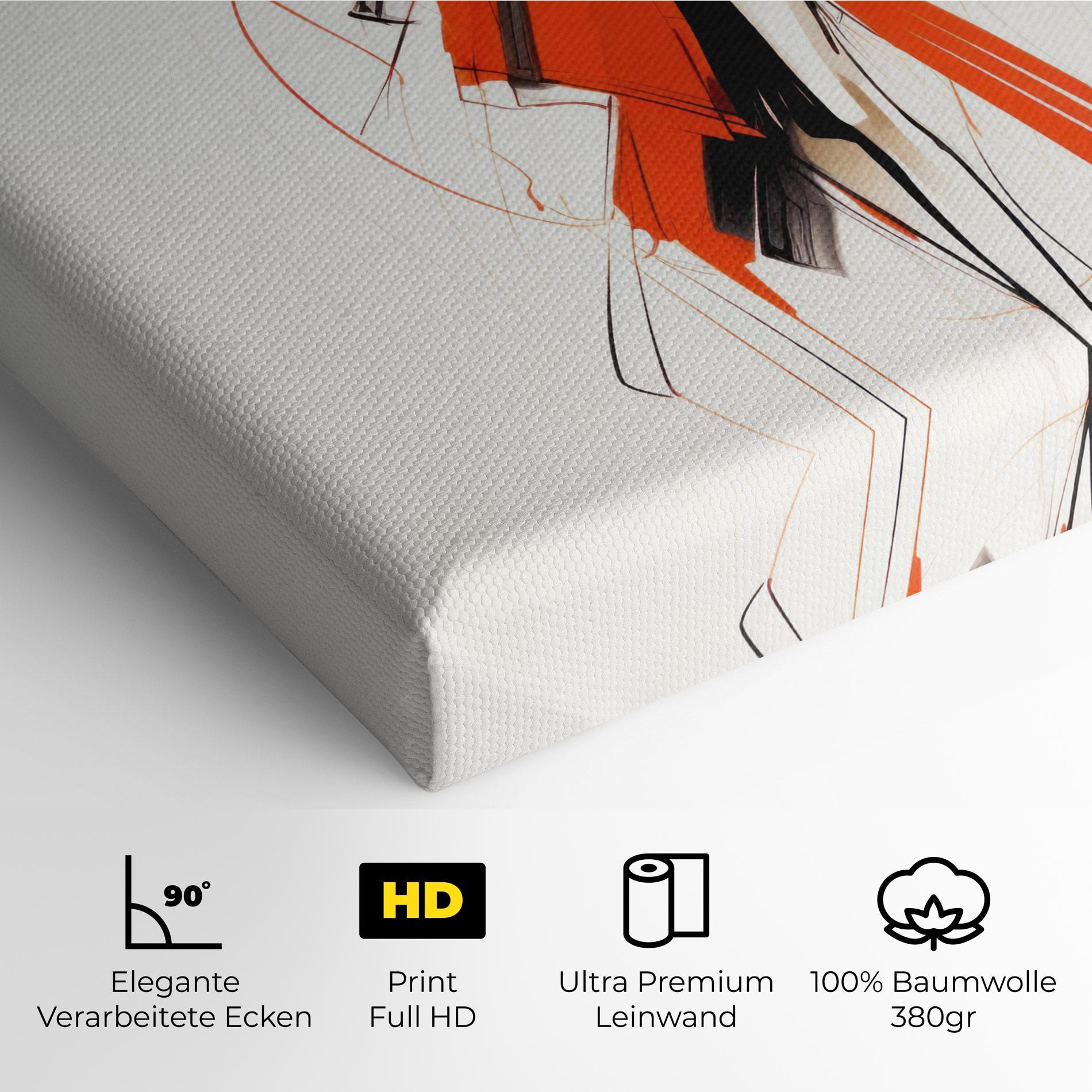 Leinwandbild Handdrawn Doodle mockup 4