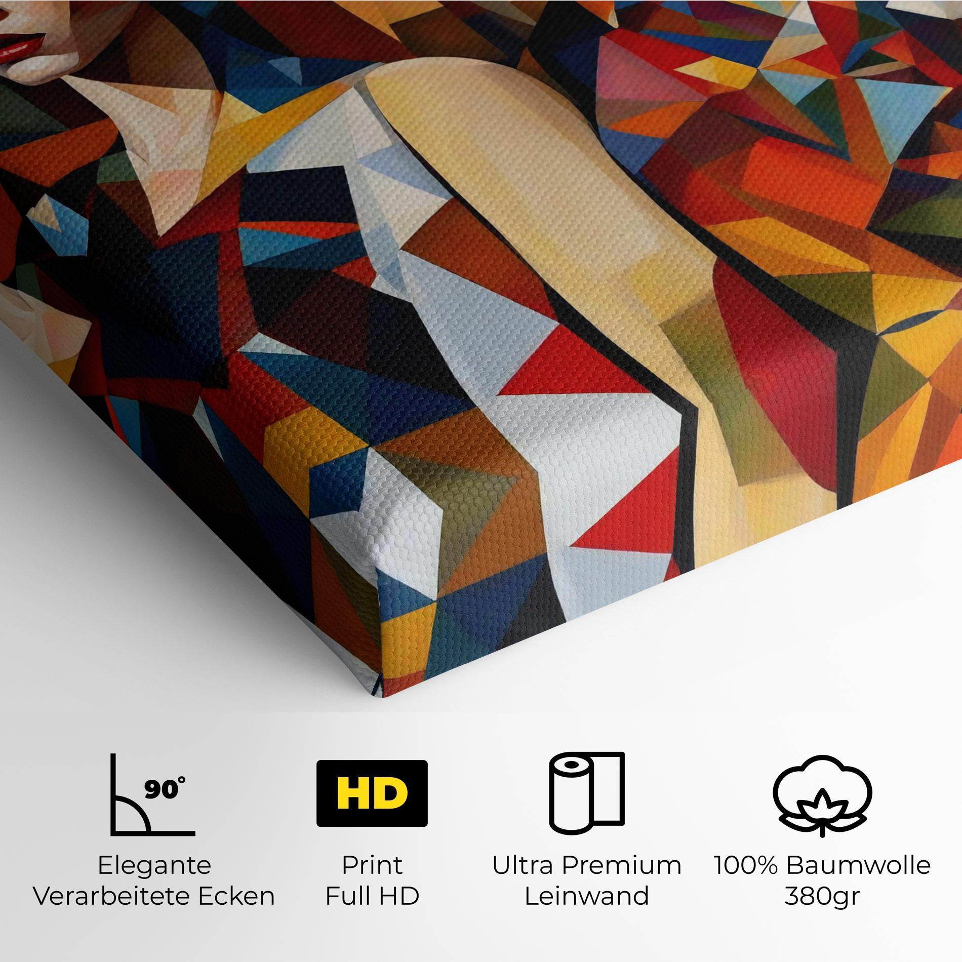 Leinwandbild Young Abstract Women mockup 4