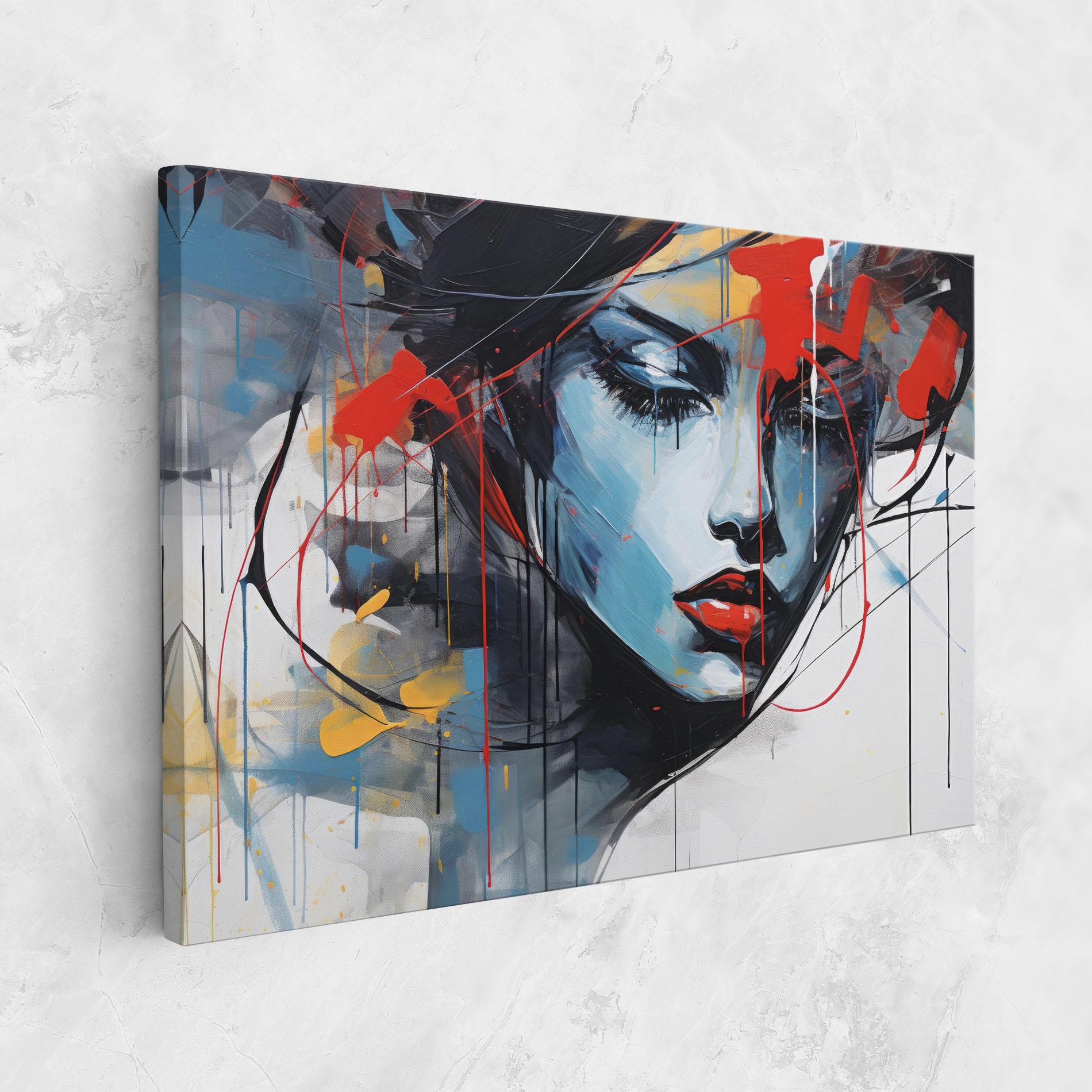 Leinwandbild Edgy Woman mockup 1