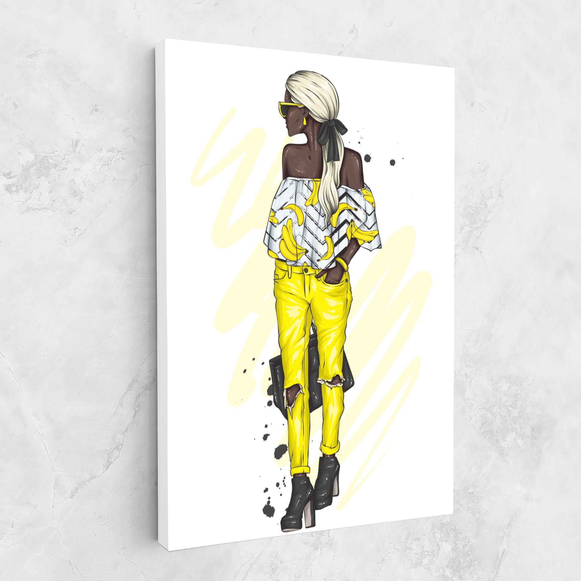 Leinwandbild Banana Blouse mockup 1