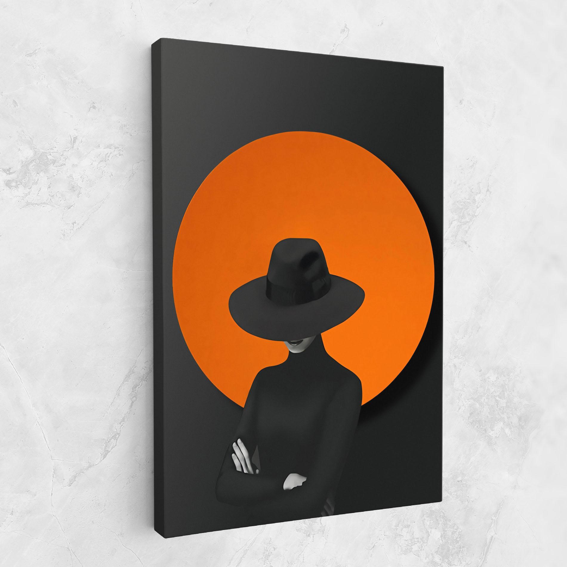 Leinwandbild Black Fashion mockup 1