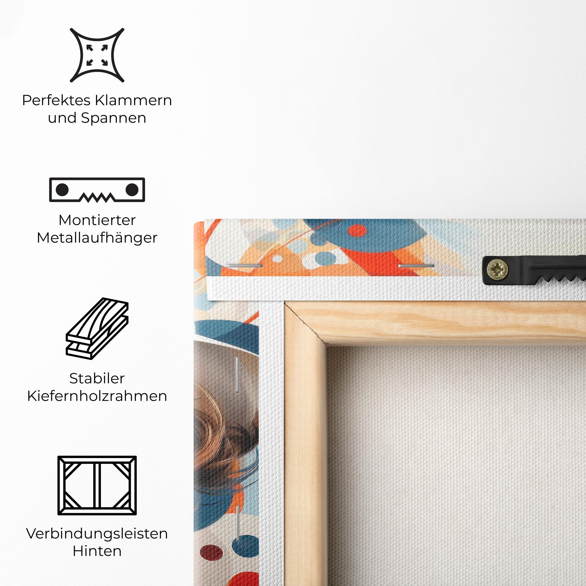 Leinwandbild Big Glasses Woman mockup 5