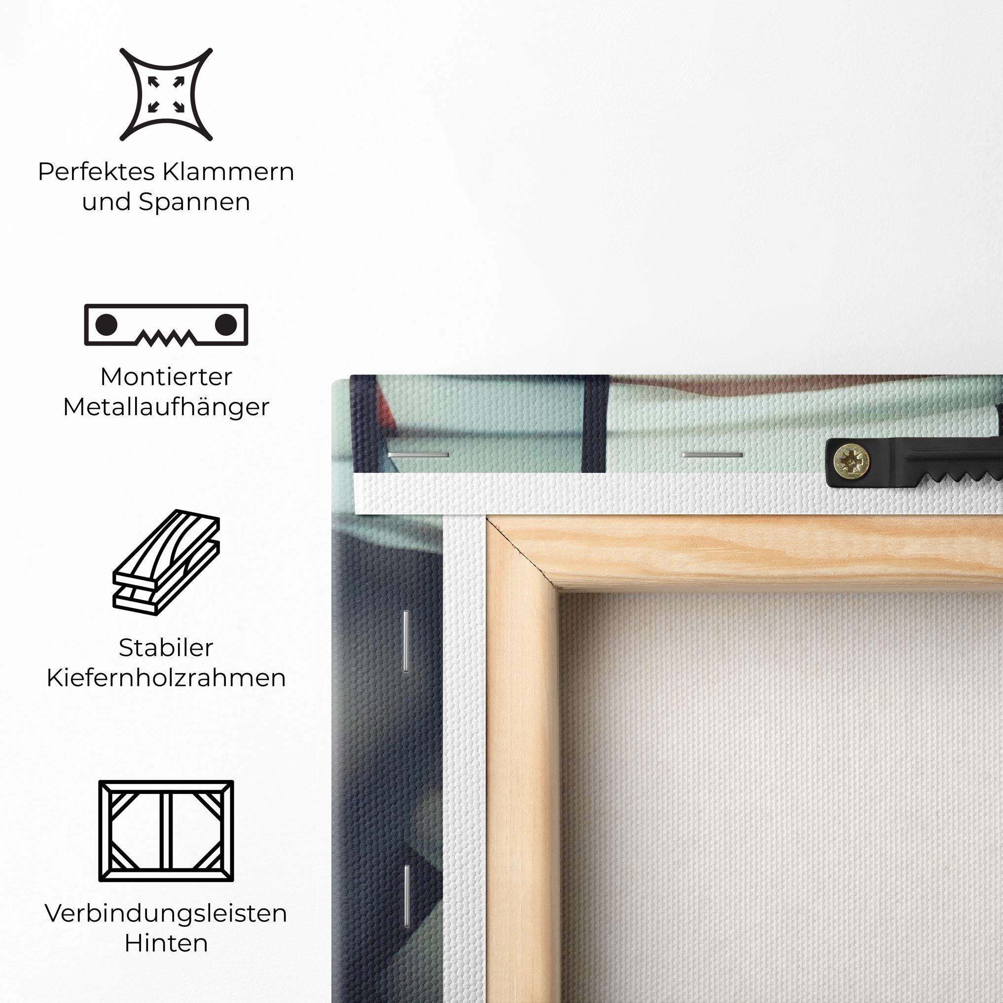 Leinwandbild Big Juicy Lips Woman mockup 5