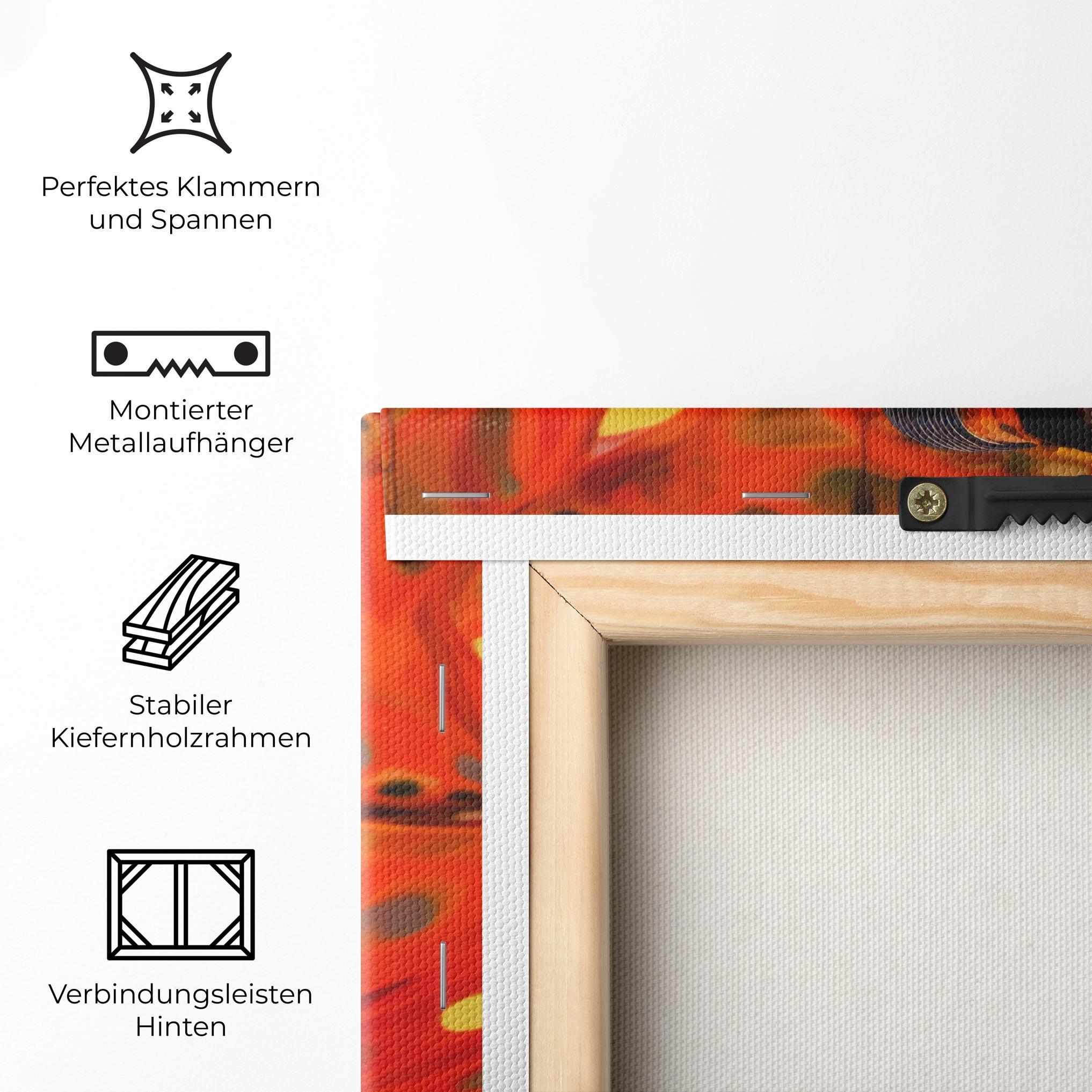 Leinwandbild Big Orange Accesories mockup 5