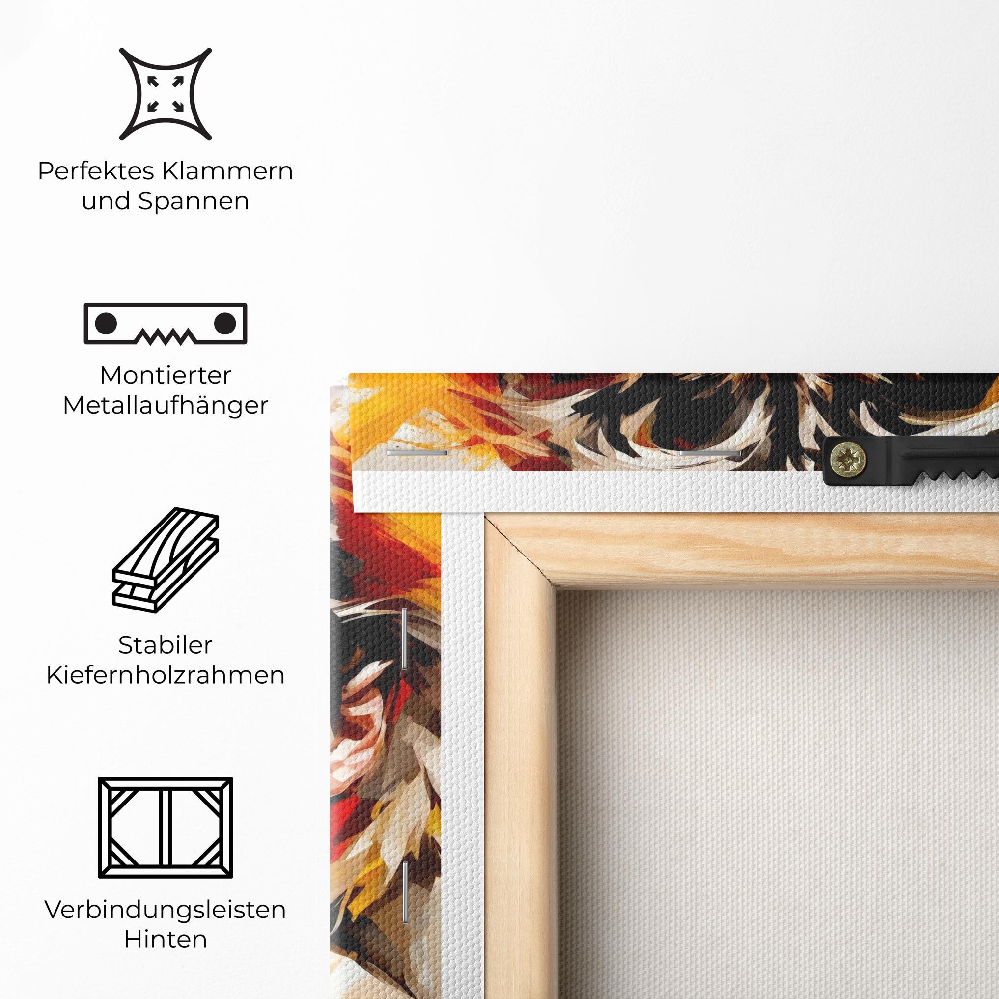 Leinwandbild Blond Hair Splash mockup 5