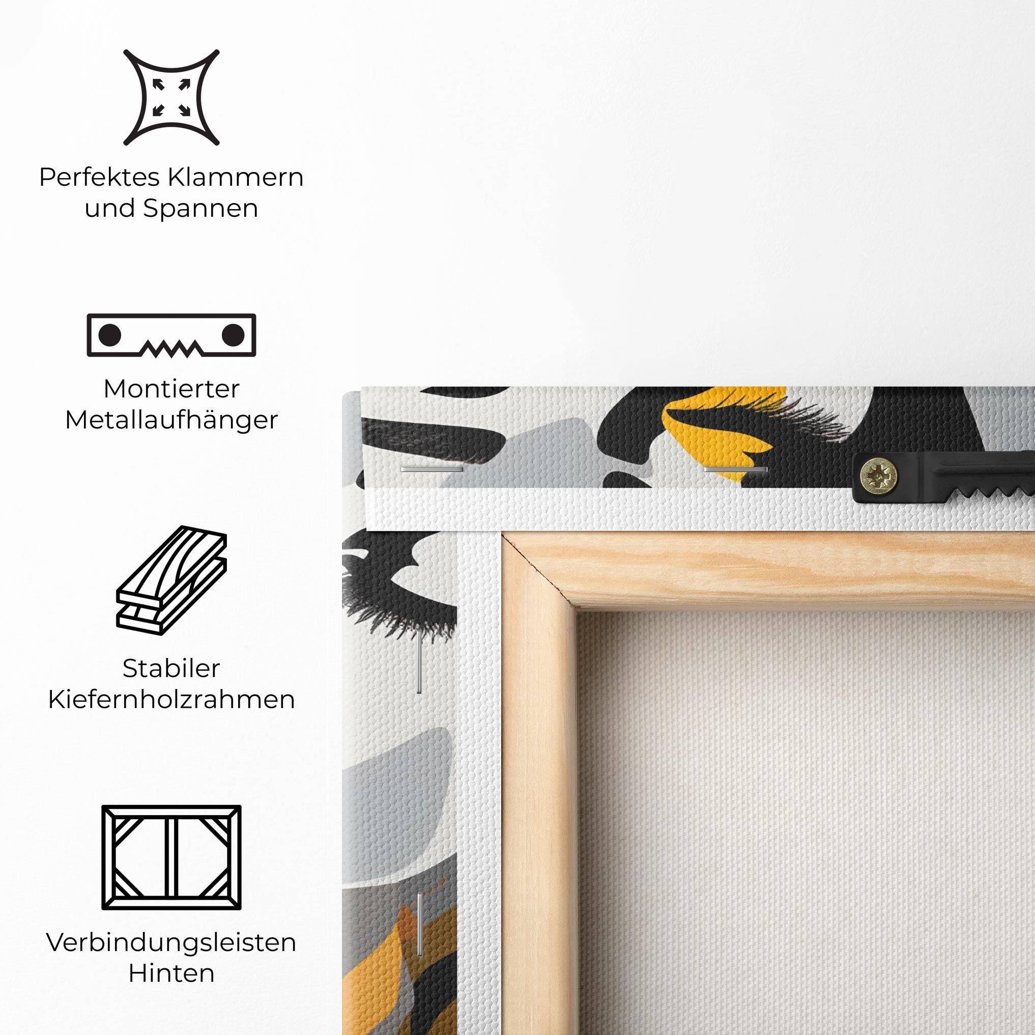 Leinwandbild Dreamy Modern Female mockup 5