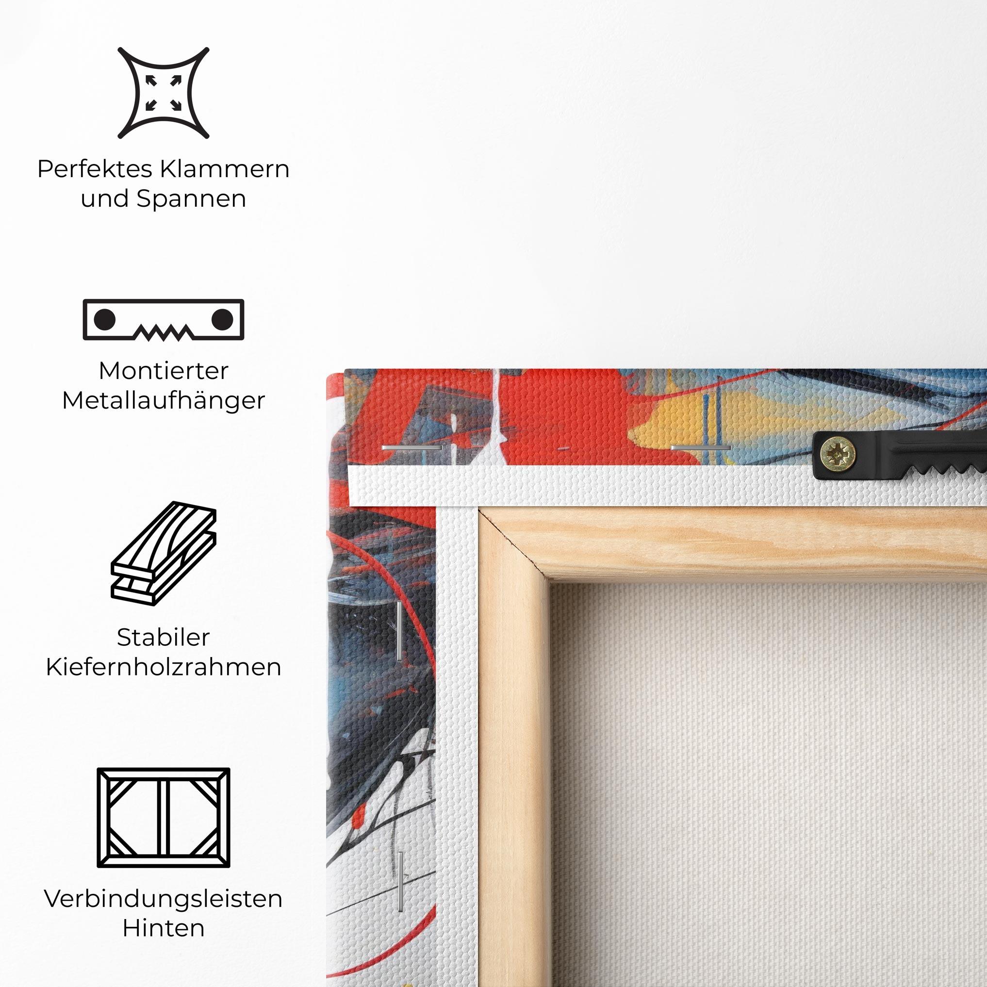 Leinwandbild Edgy Woman mockup 5