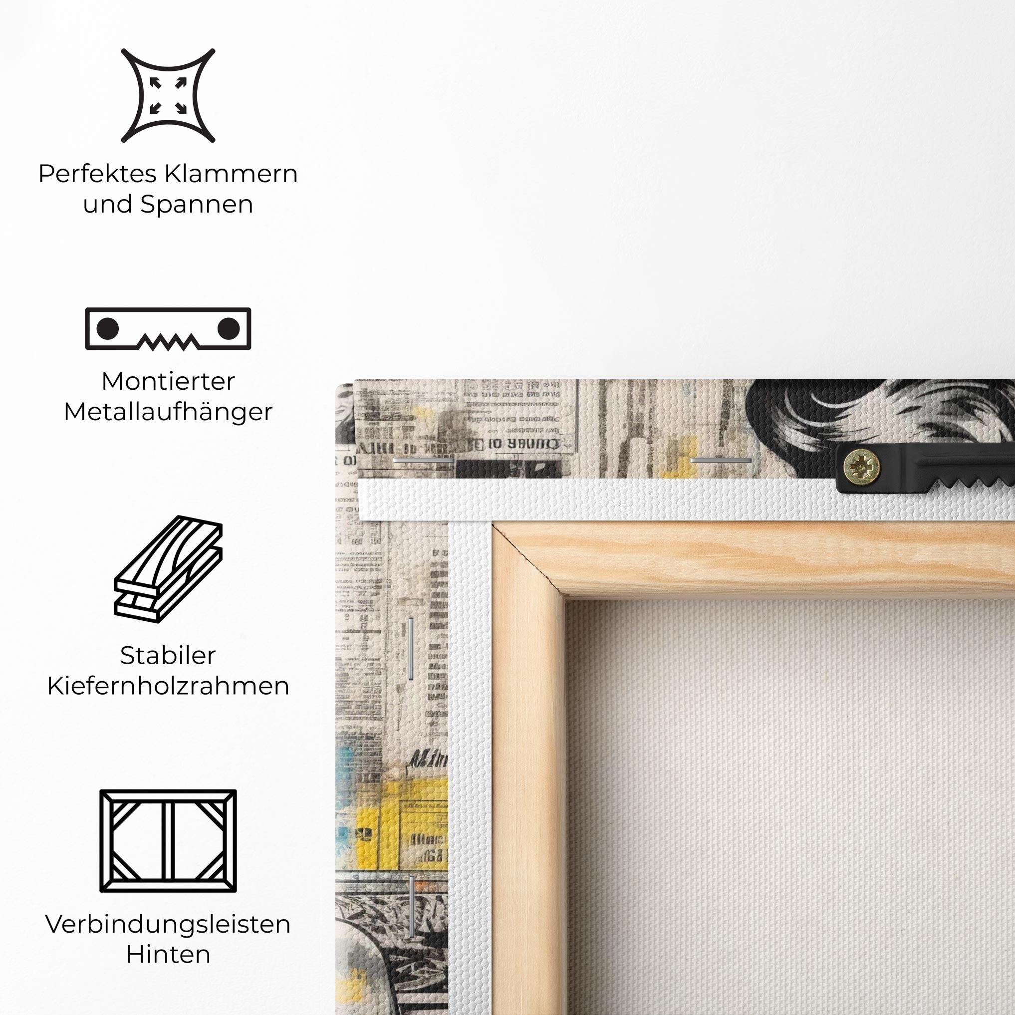 Newspaper Painting Girl mockup 5