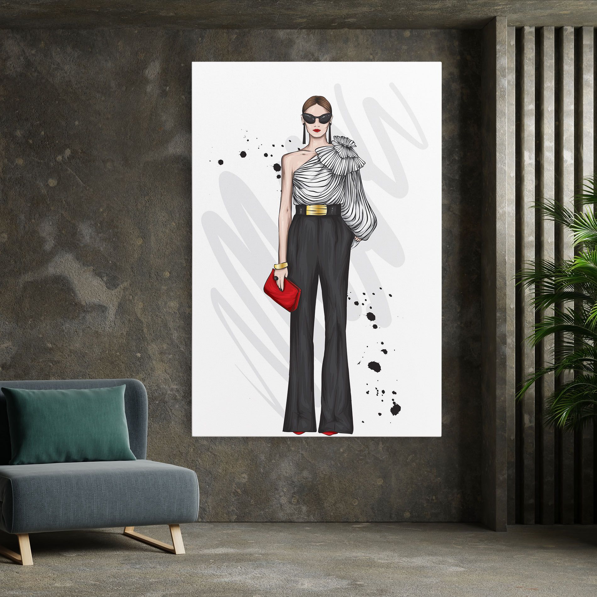 Tall Black Pants mockup 7