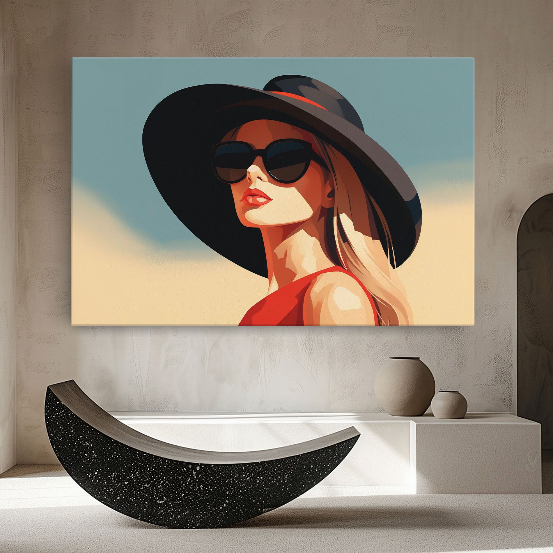 Caucasian Glamor Model mockup 8