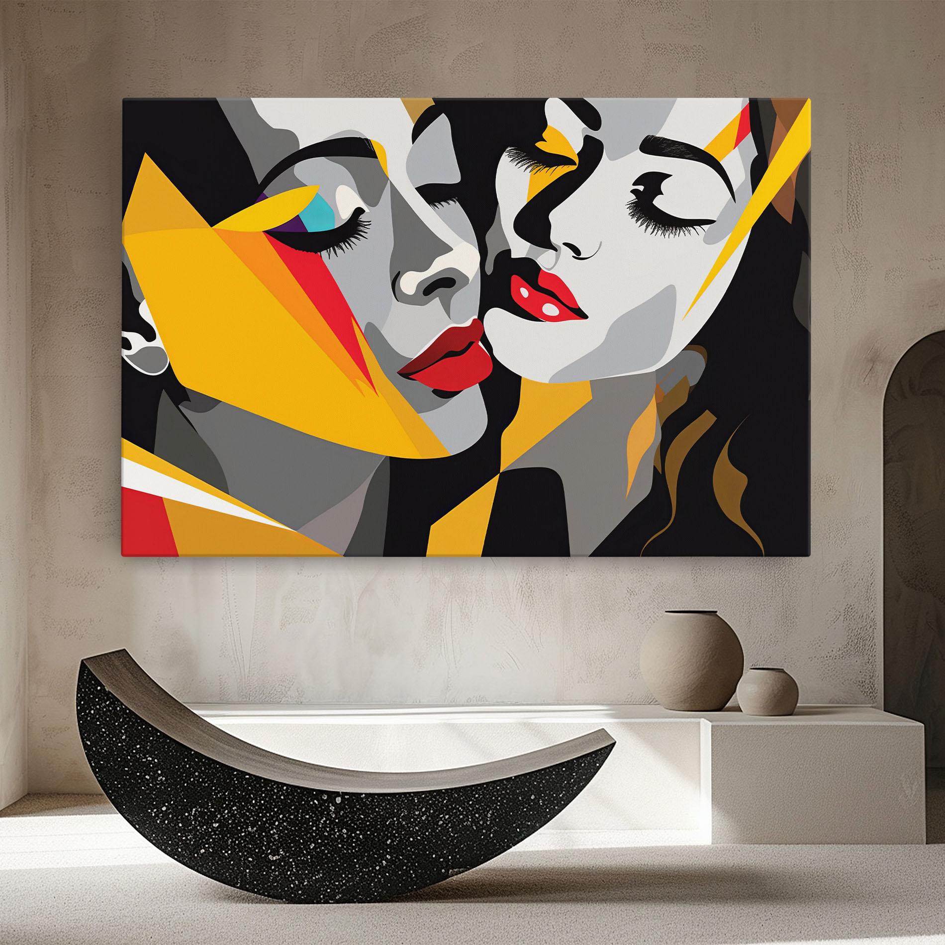 Leinwandbild Dreamy Modern Female mockup 8