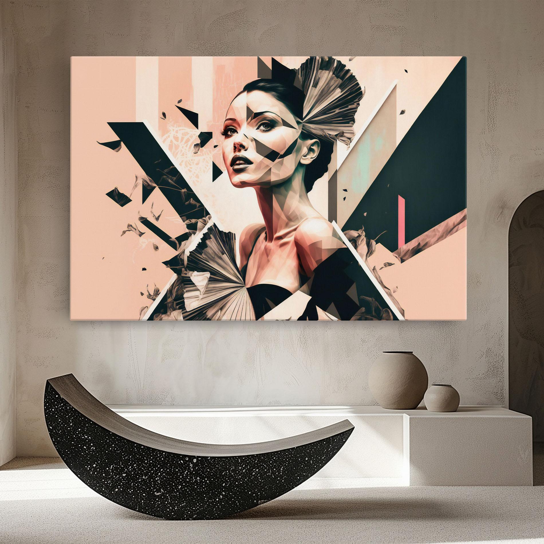 Leinwandbild Fashionista Design mockup 8