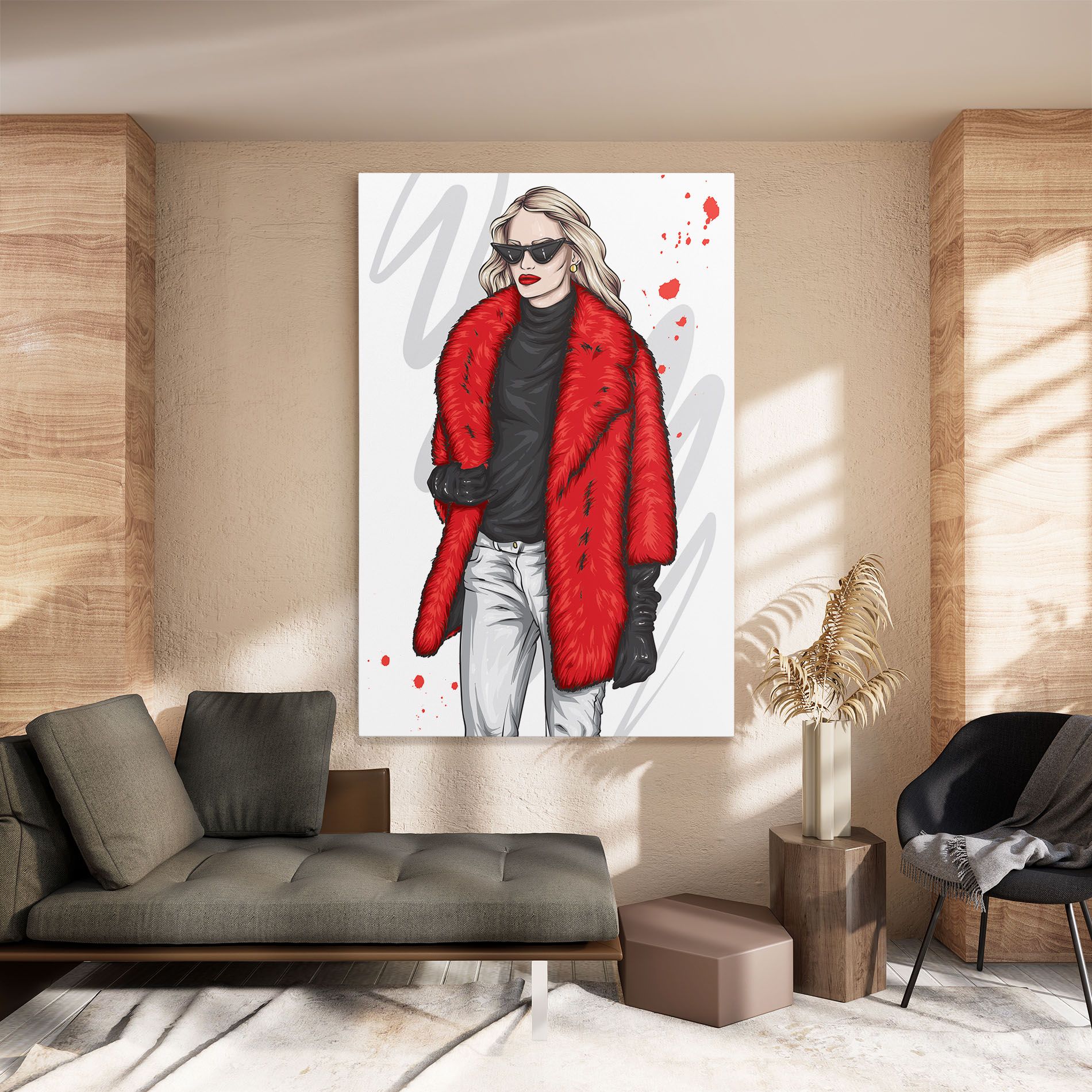 Black Blouse Woman mockup 8