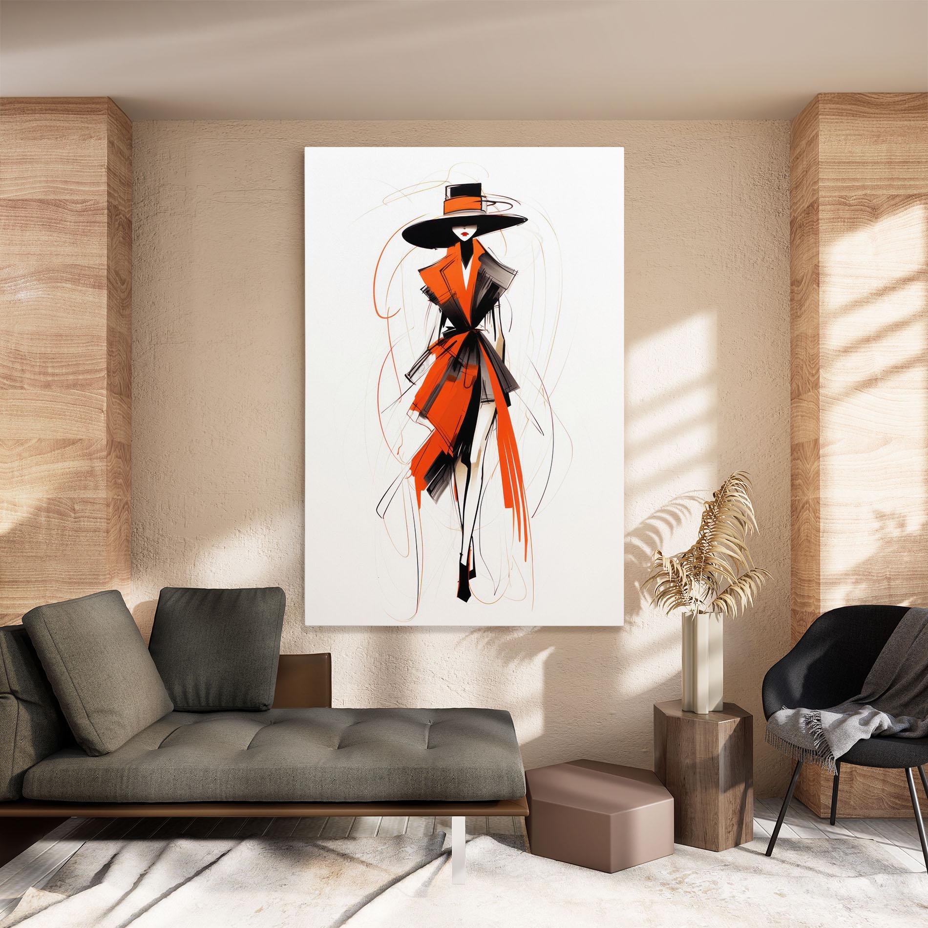 Leinwandbild Handdrawn Doodle mockup 8