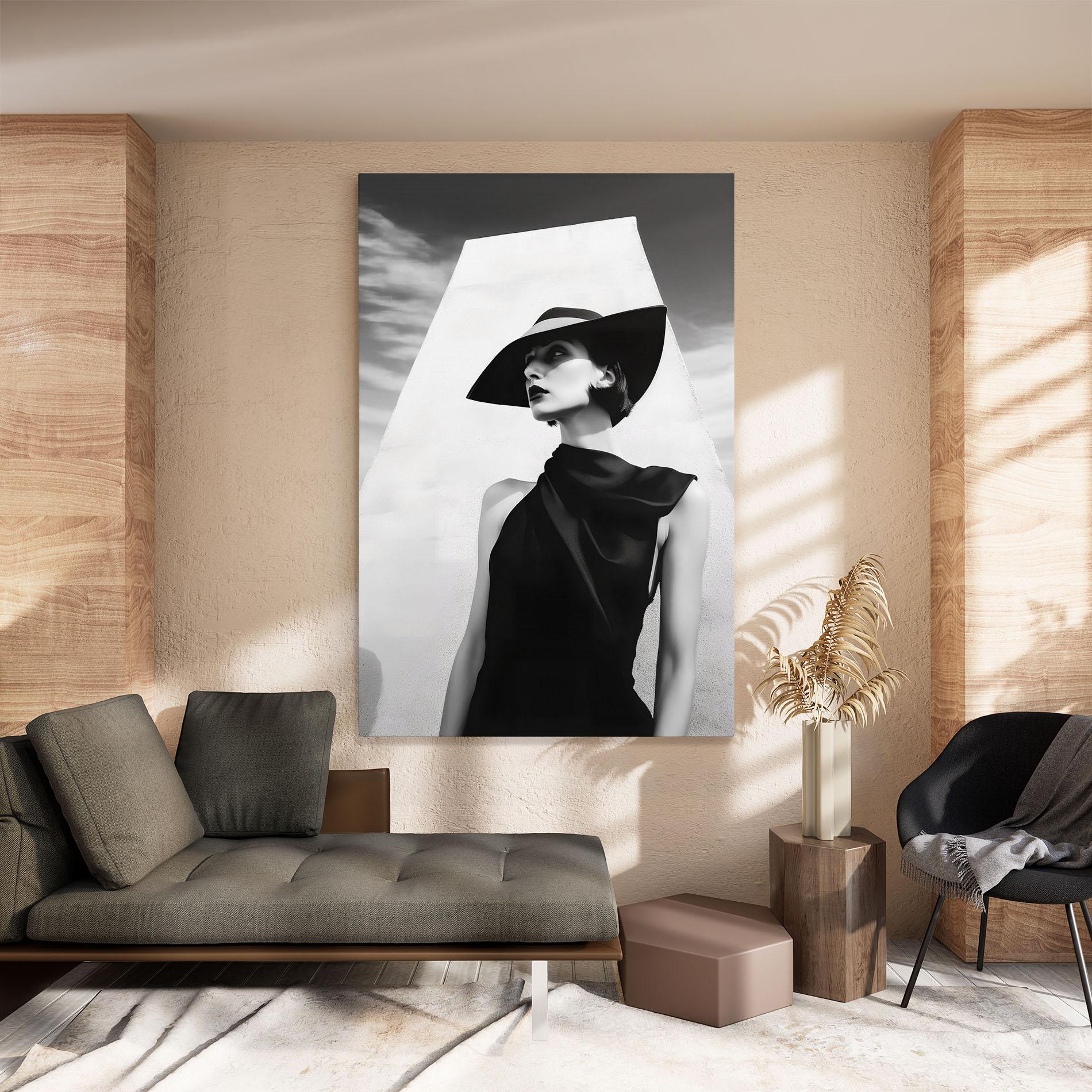 Leinwandbild Modern Fashion Portrait mockup 8
