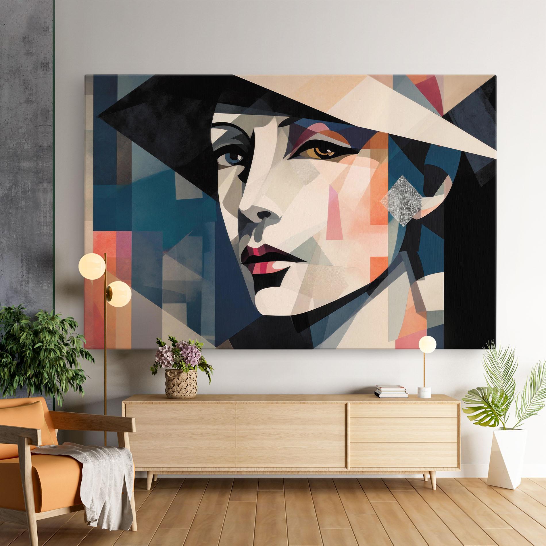 Leinwandbild Chicago Portrait mockup 9