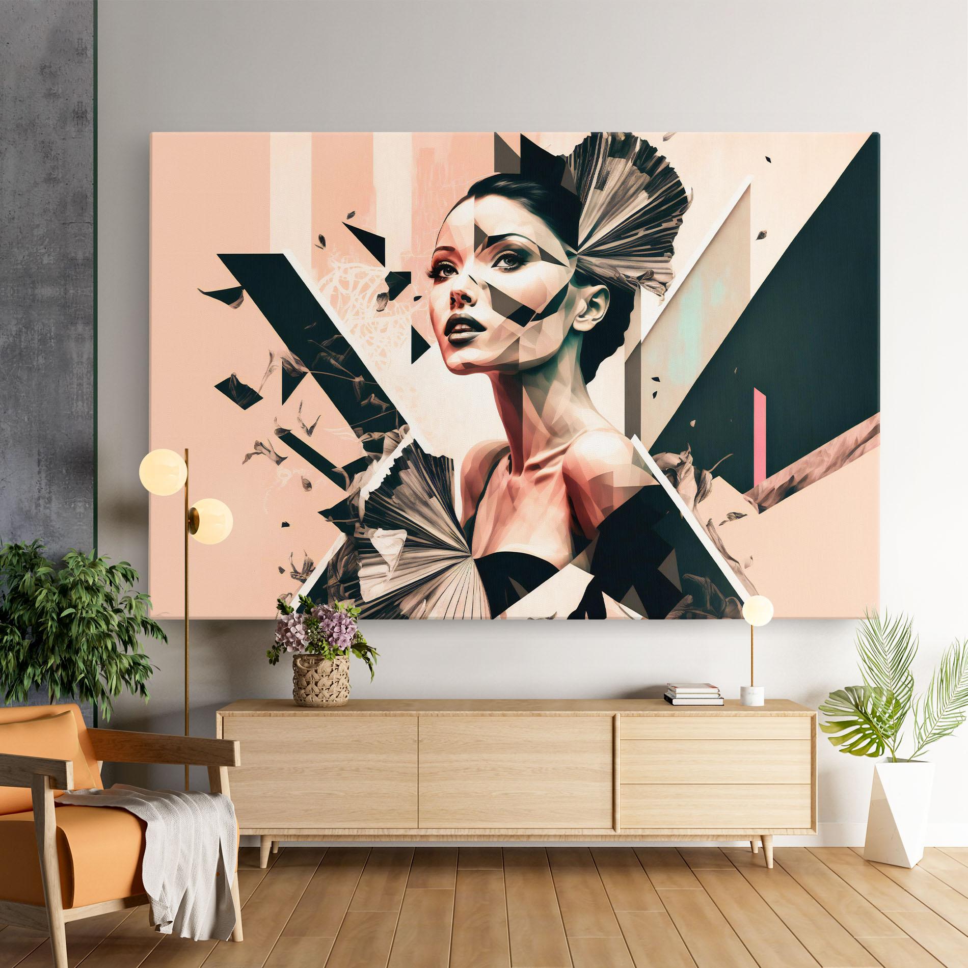 Leinwandbild Fashionista Design mockup 9