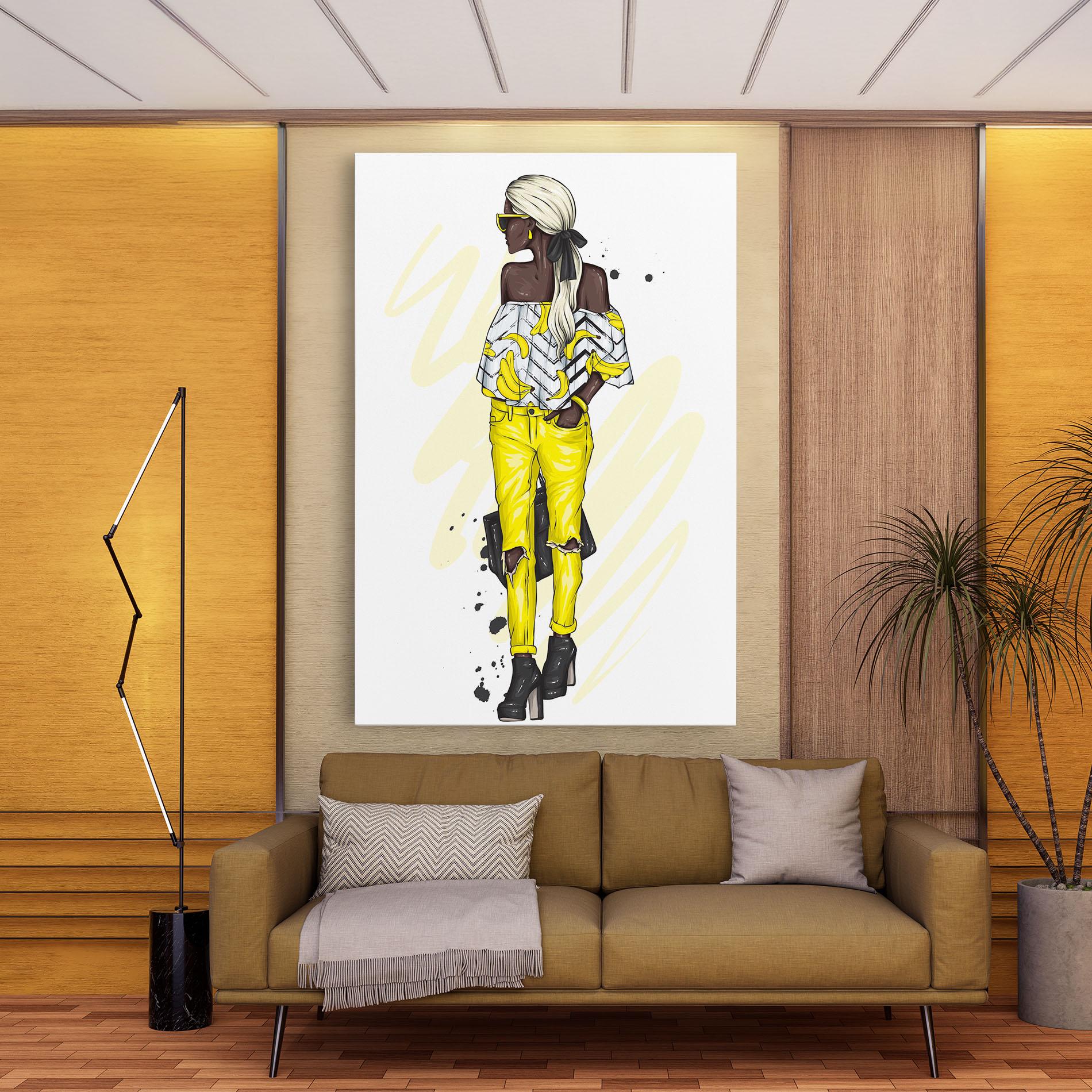 Leinwandbild Banana Blouse mockup 9