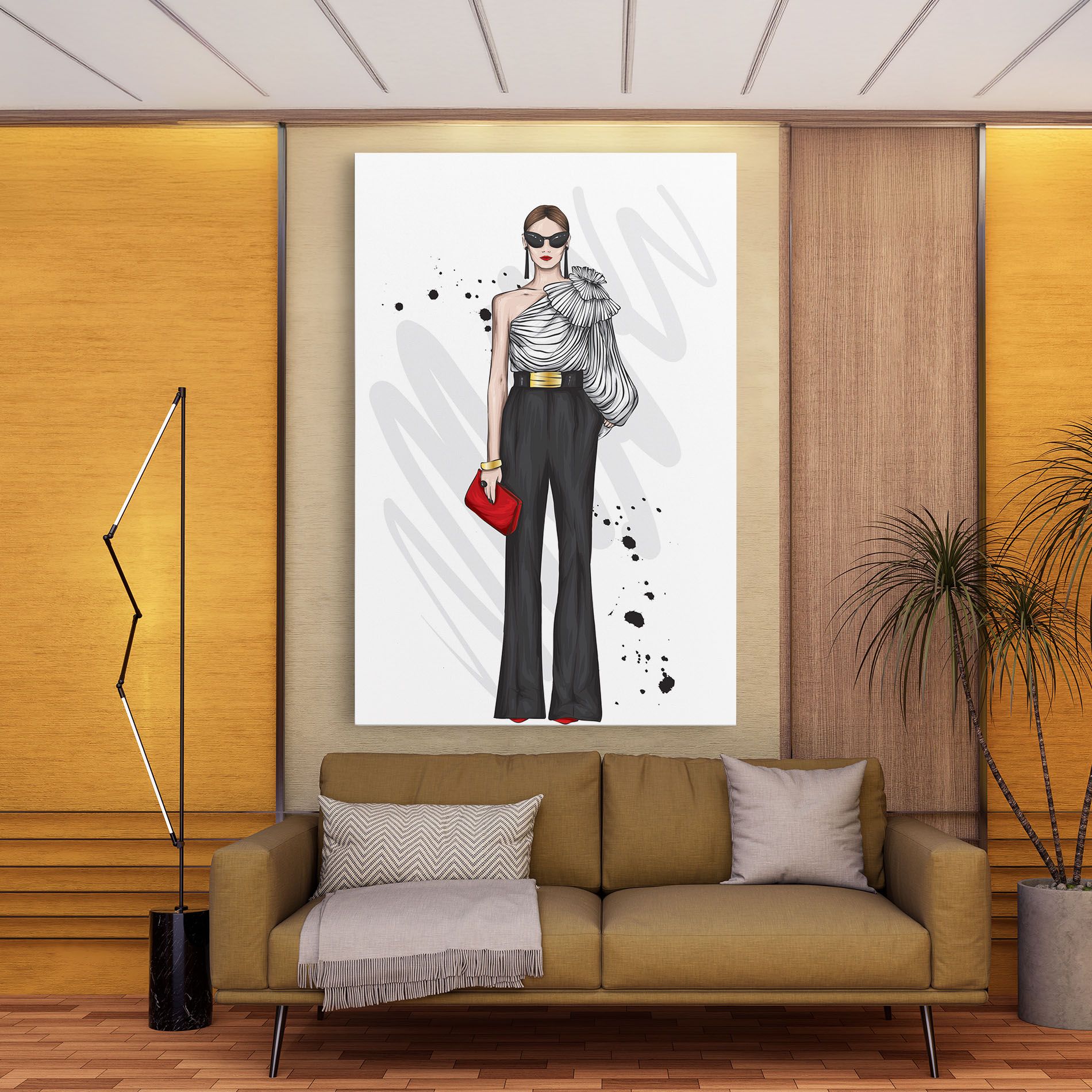 Tall Black Pants mockup 9