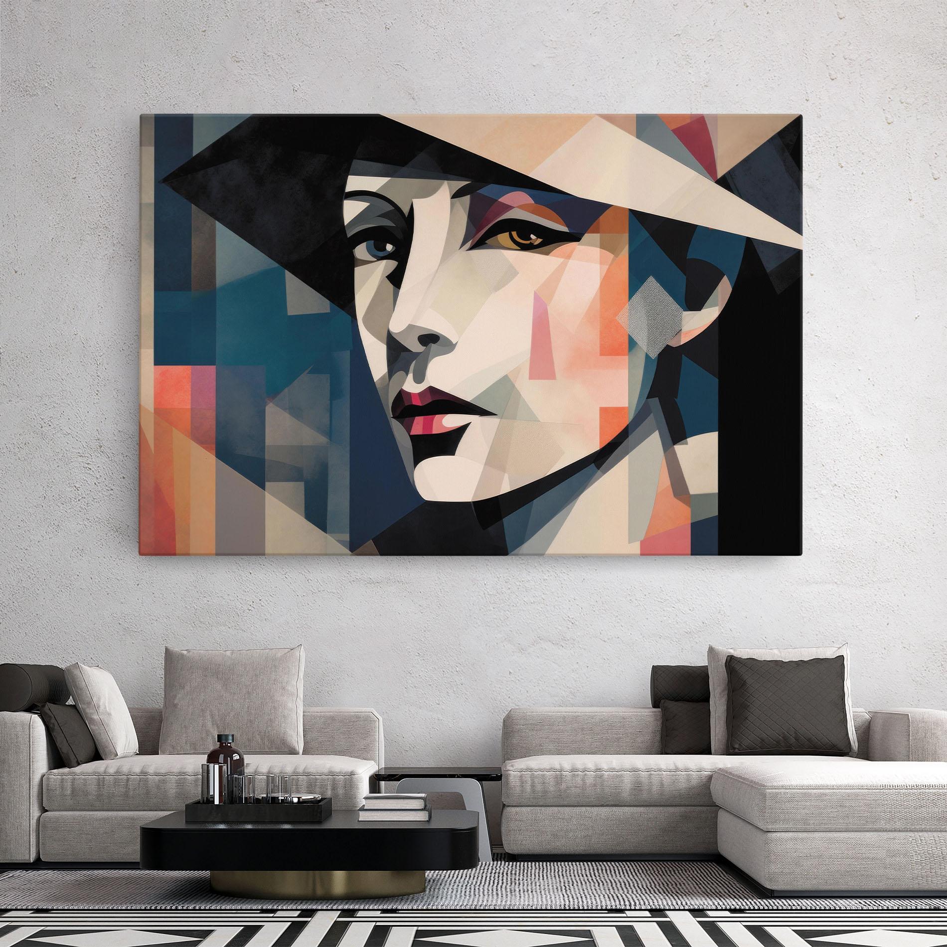 Leinwandbild Chicago Portrait mockup 2