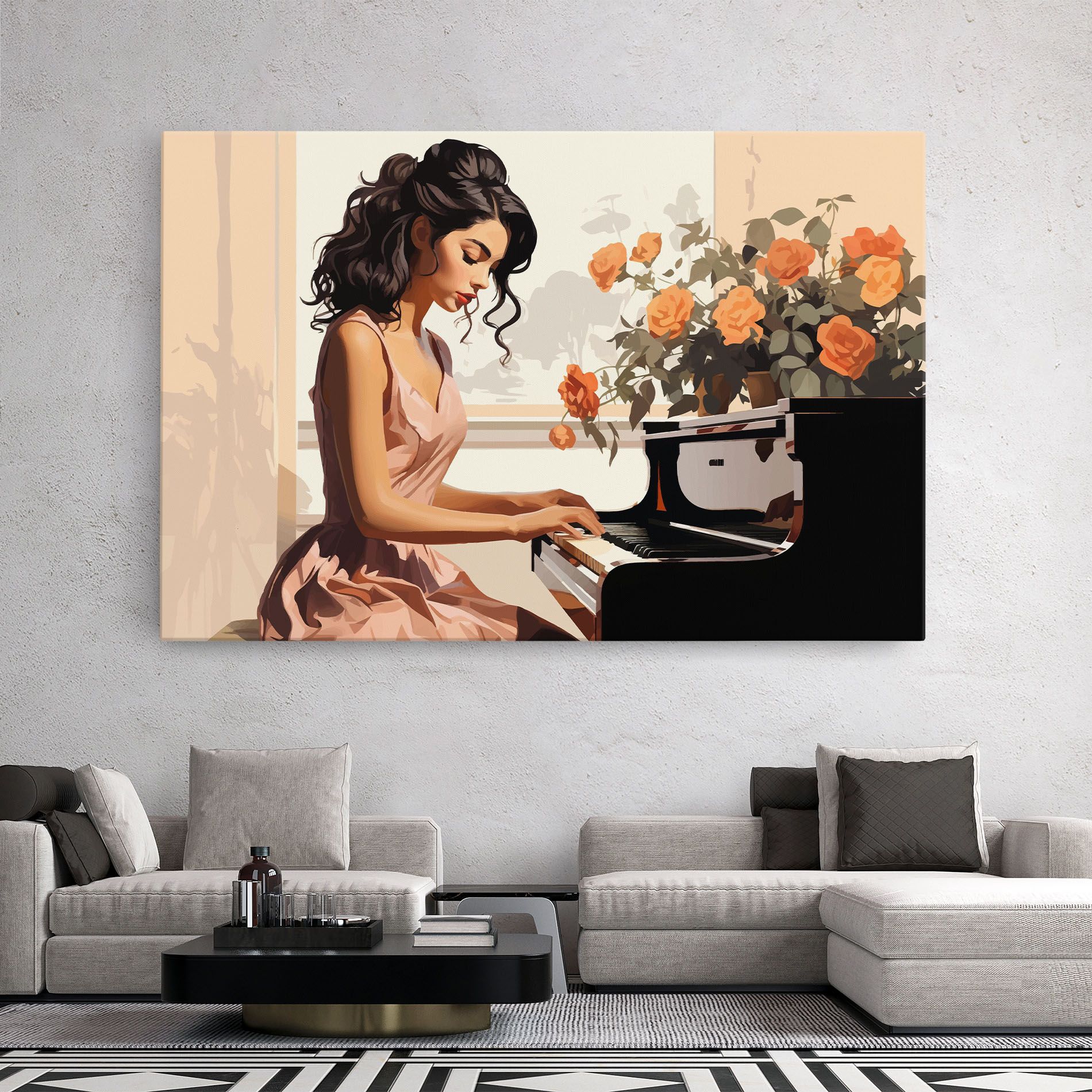 Singer Painting mockup 2