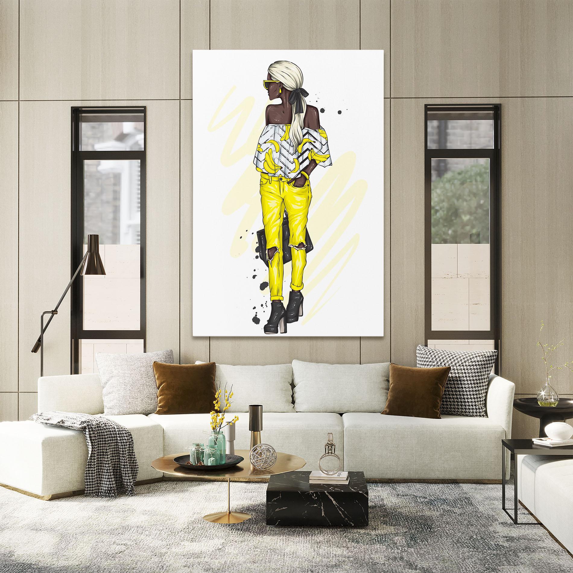 Leinwandbild Banana Blouse mockup 2