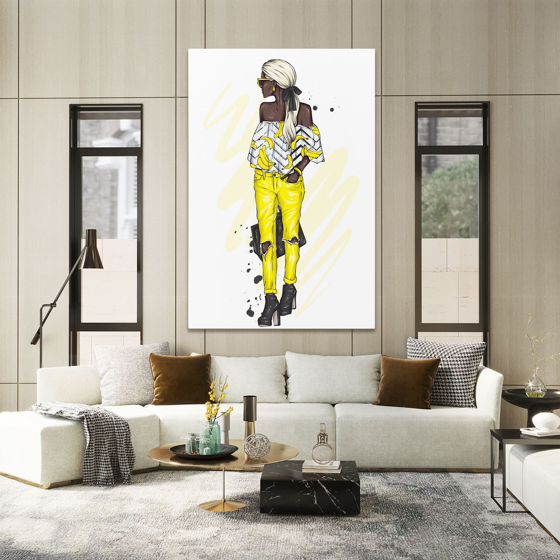 Banana Blouse mockup 2