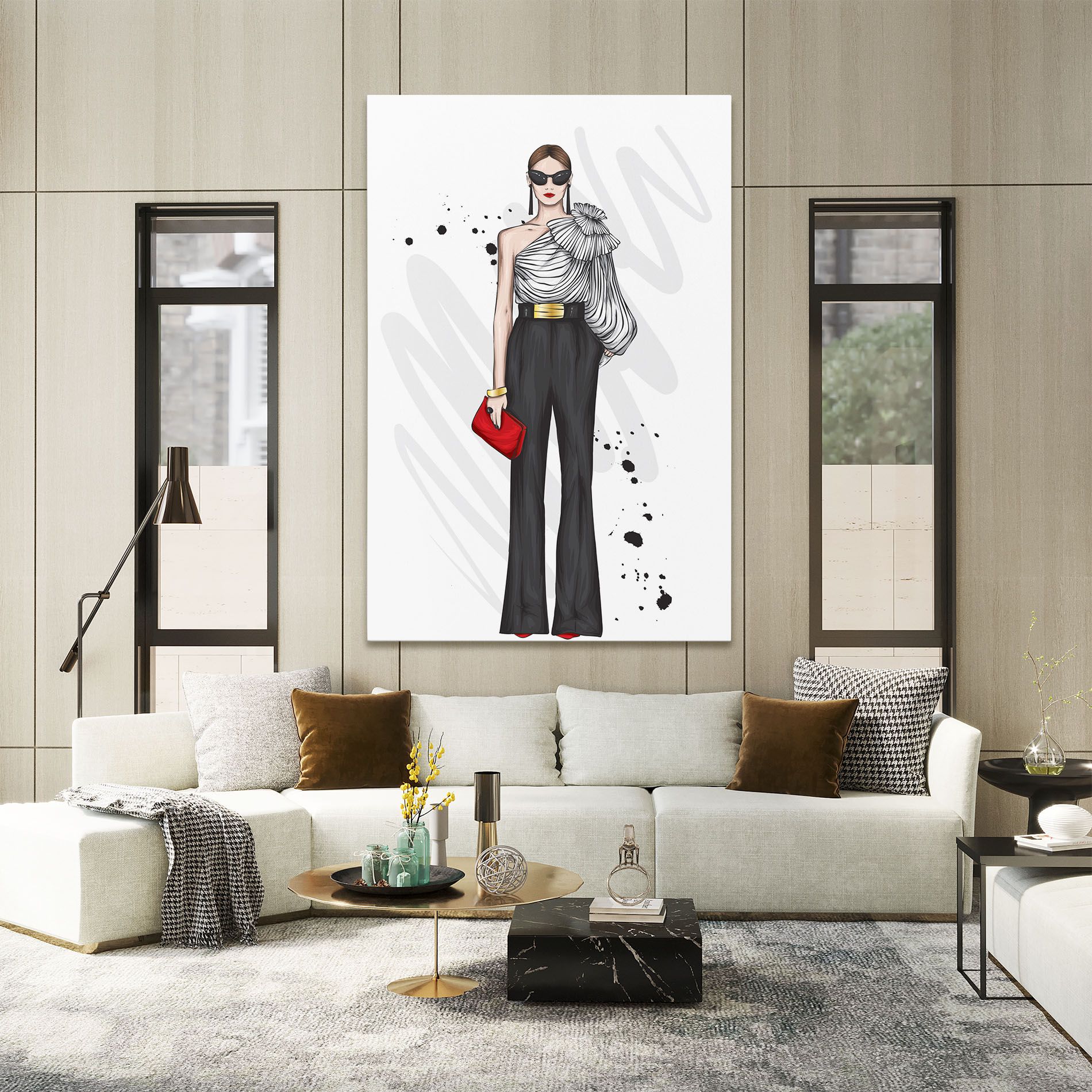 Tall Black Pants mockup 2