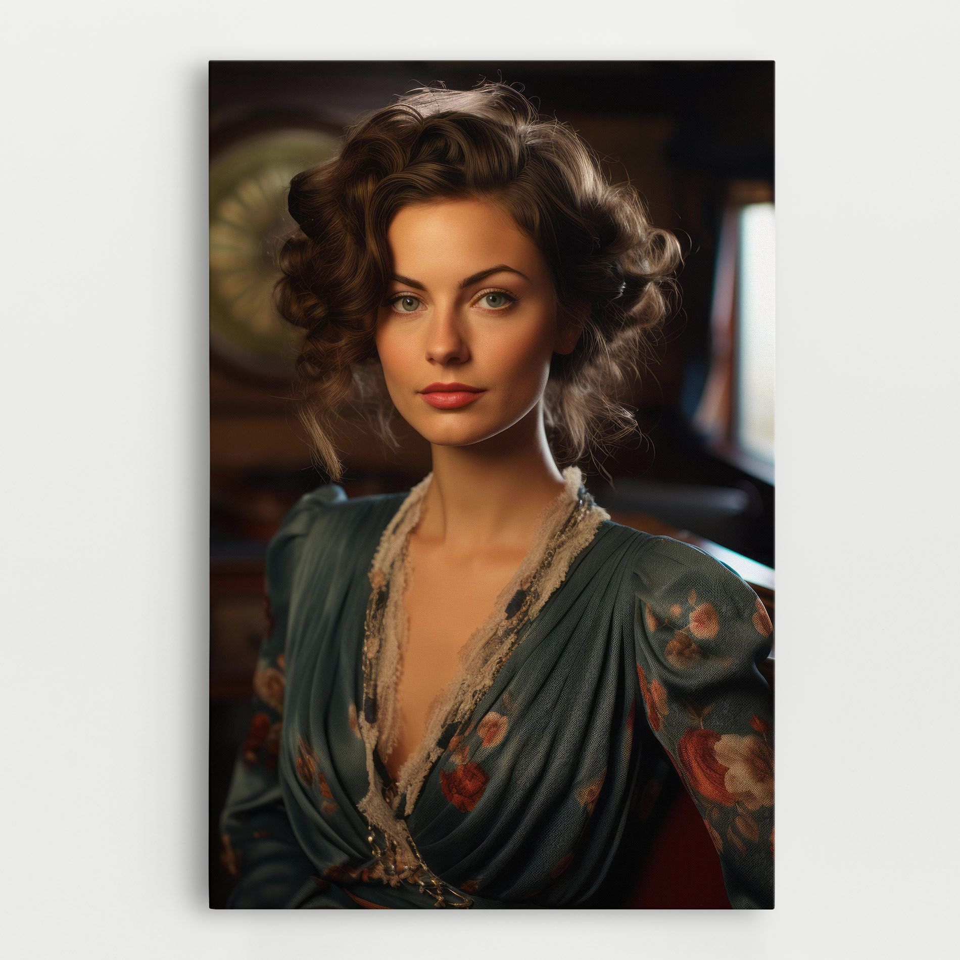 Pink Flowers Dress mockup 0