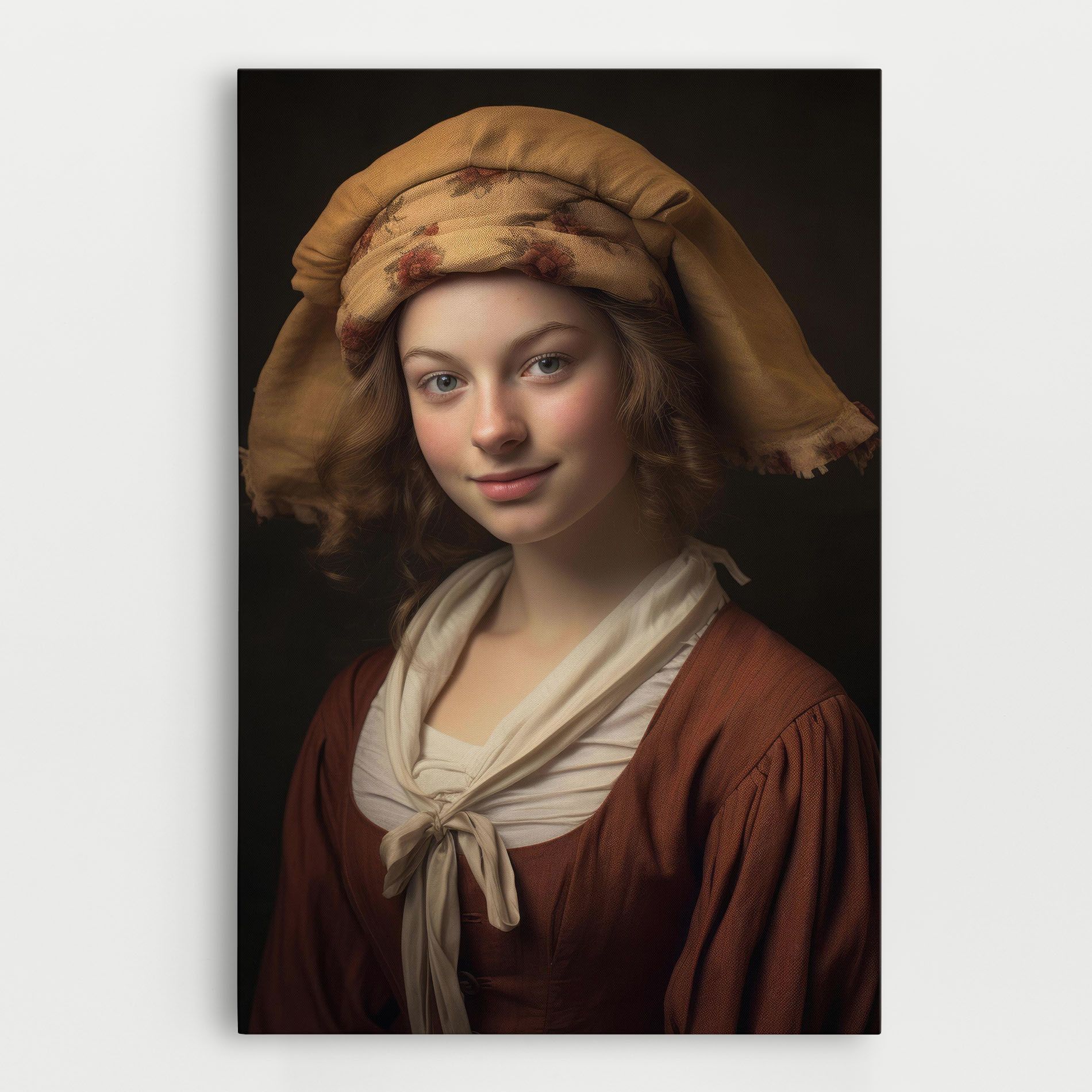 Young Vintage Woman mockup 0