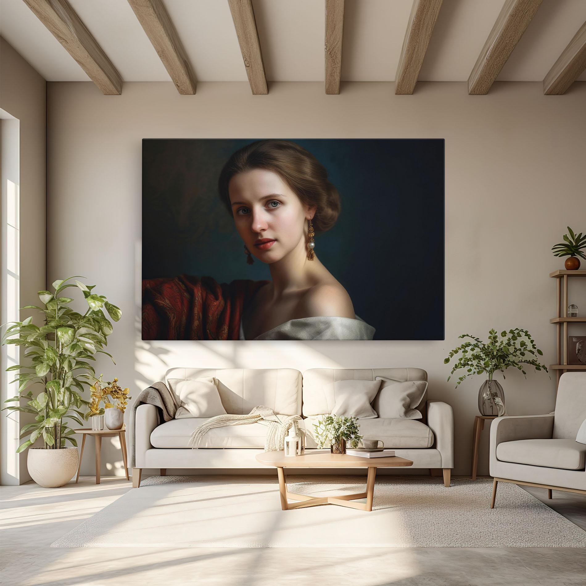 Leinwandbild Classical Painting mockup 6