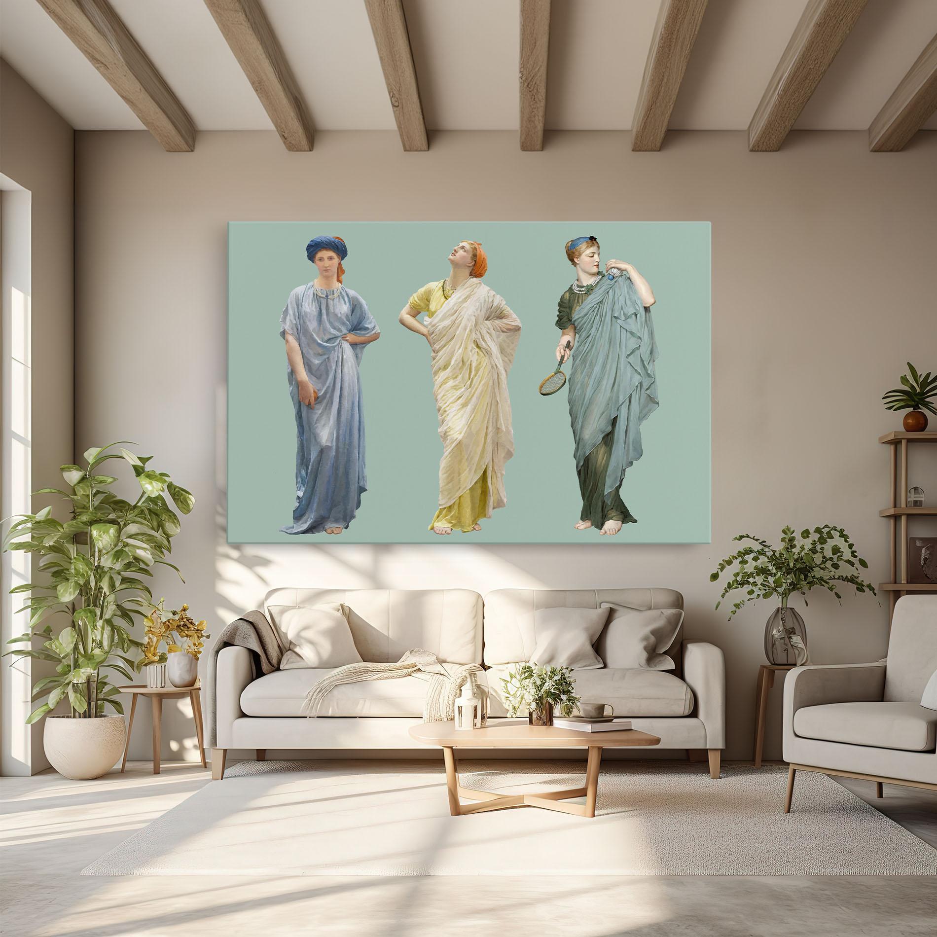 Leinwandbild Vintage Looking Up mockup 6