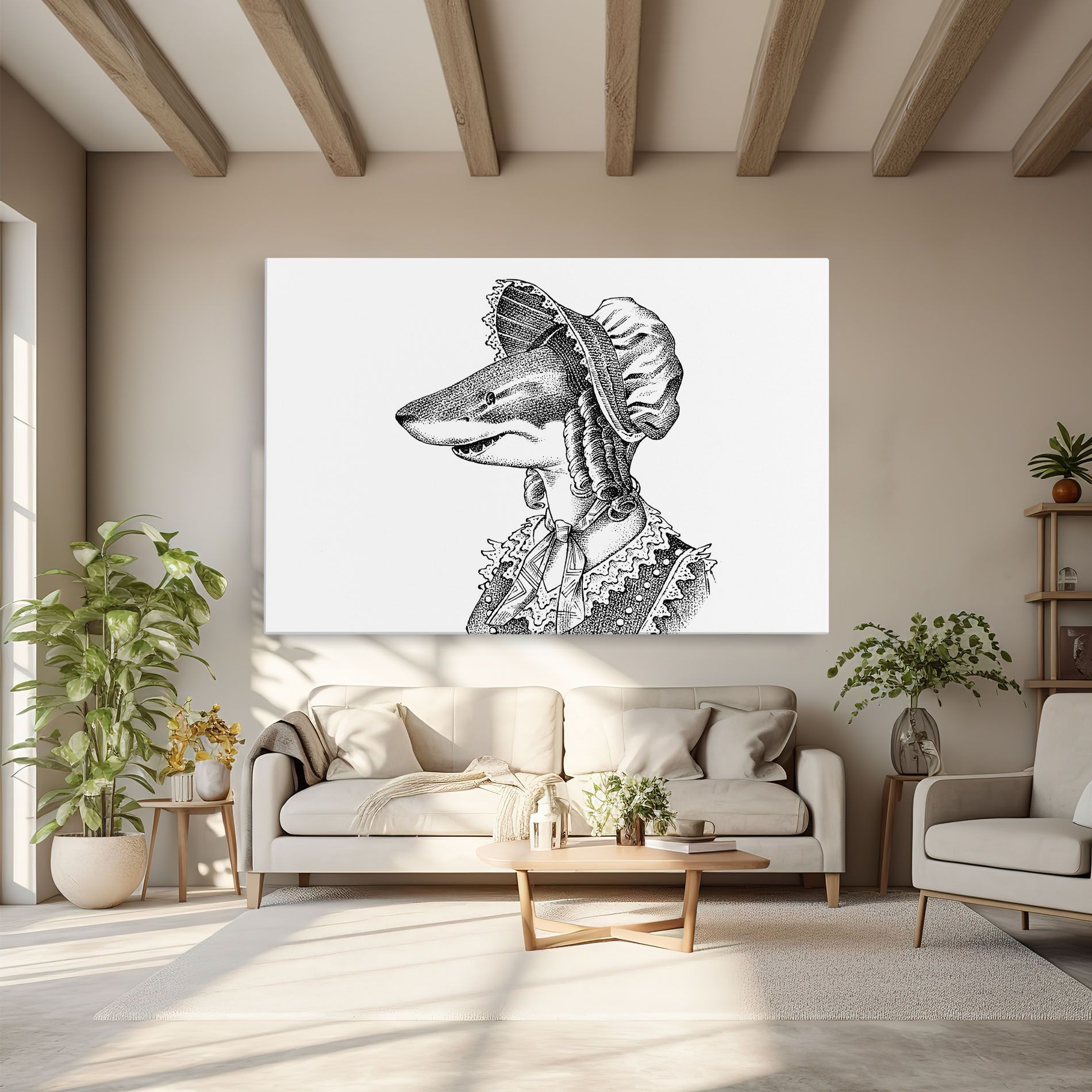 Vintage Shark mockup 6