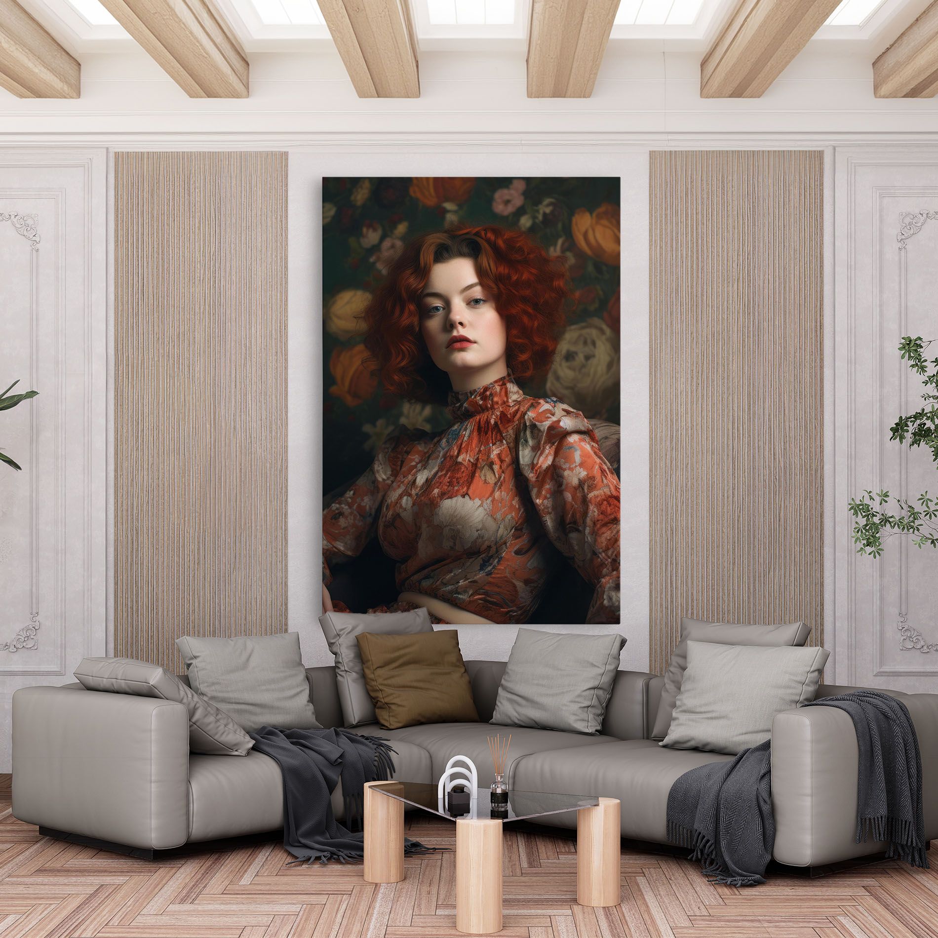 Red Vintage Hair mockup 6