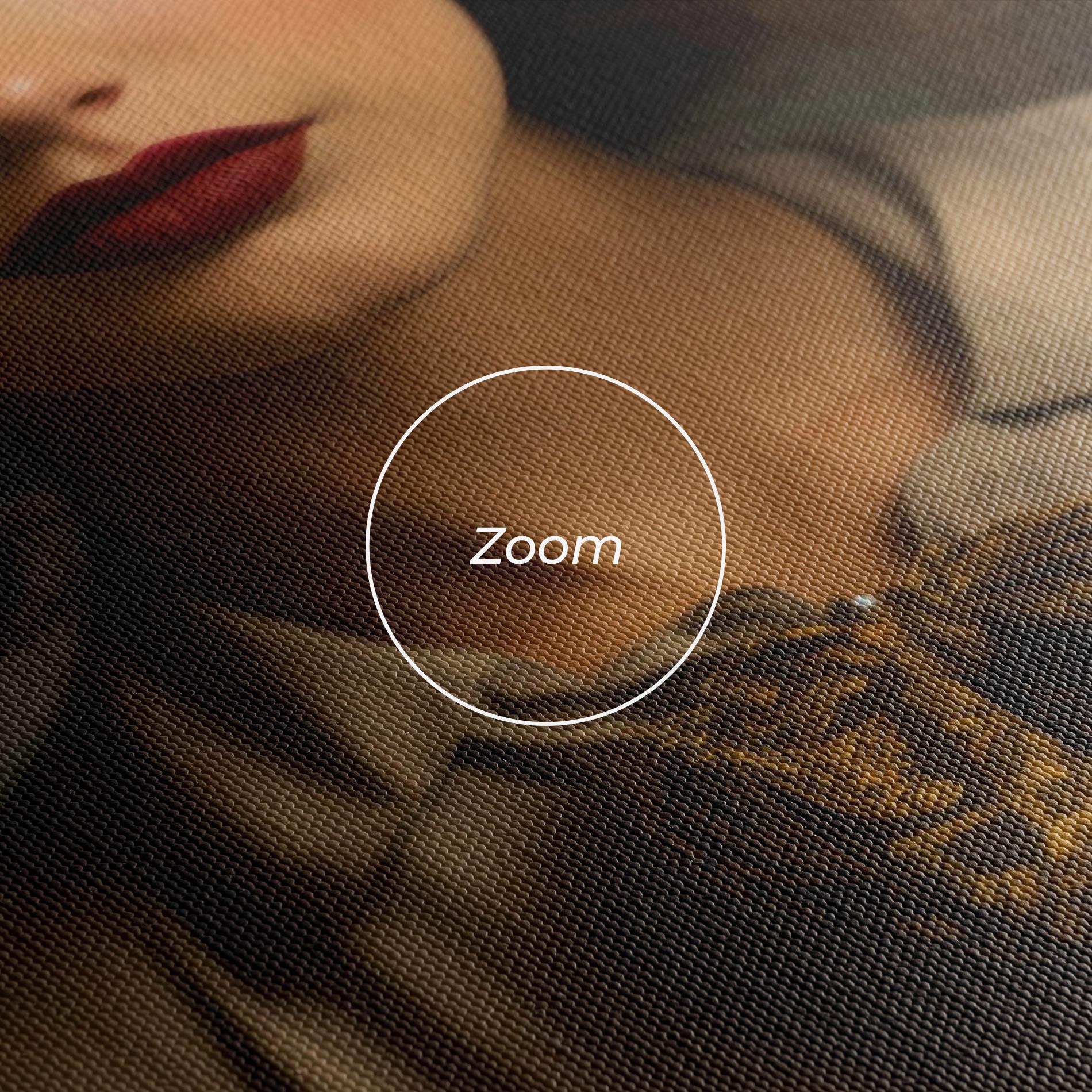 Leinwandbild Beige Vintage Blouse mockup 3