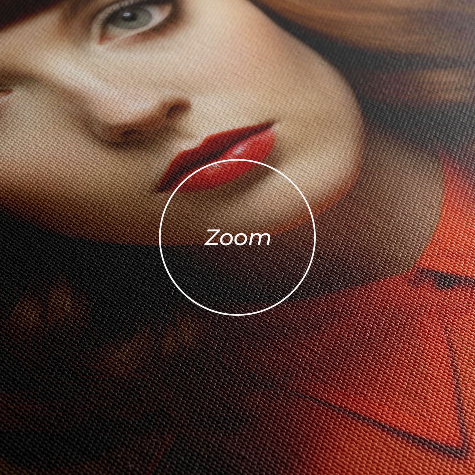 Orange Blouse Woman mockup 3