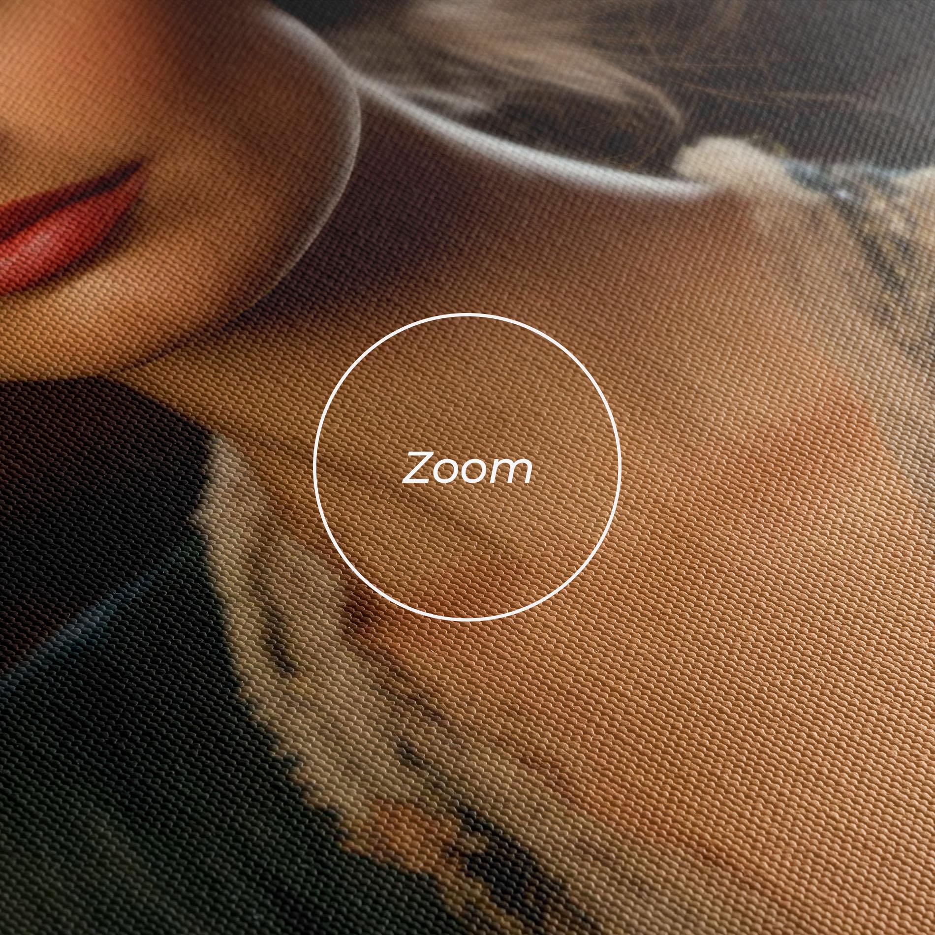 Leinwandbild Pink Flowers Dress mockup 3