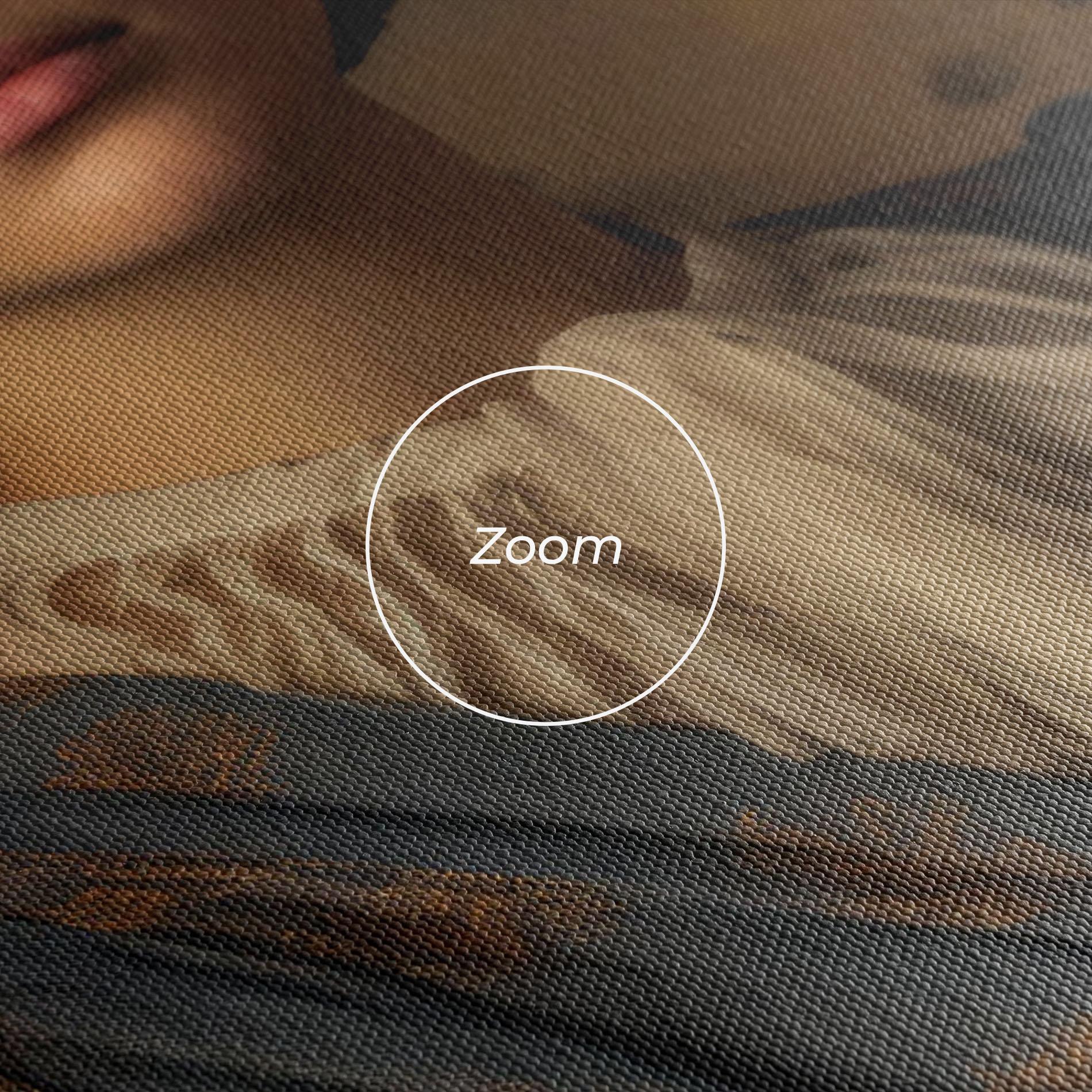 Leinwandbild Vintage Blue Dress mockup 3