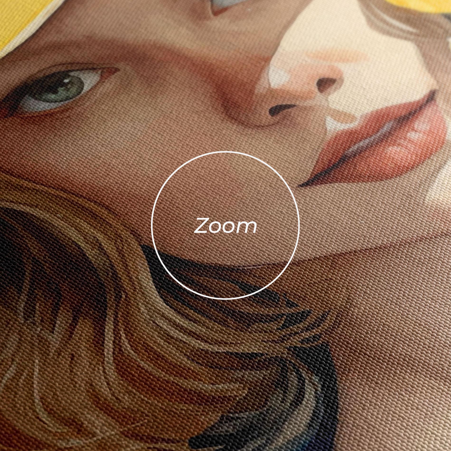 Leinwandbild Yellow Hat Flowers mockup 3